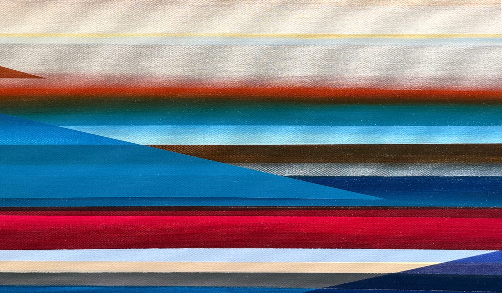 Abstract Painting of Columbia Gorge.