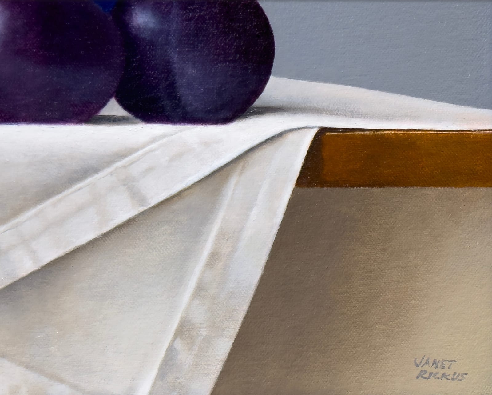 Painting of a rainbow still life