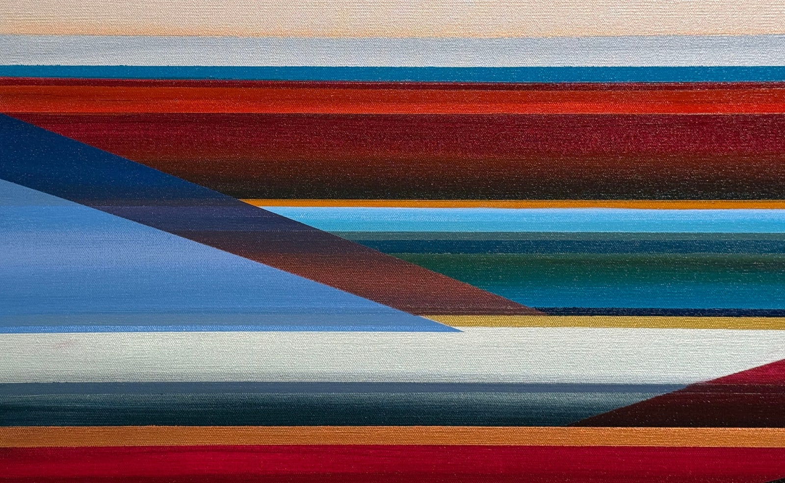 Abstract Painting of Columbia Gorge.