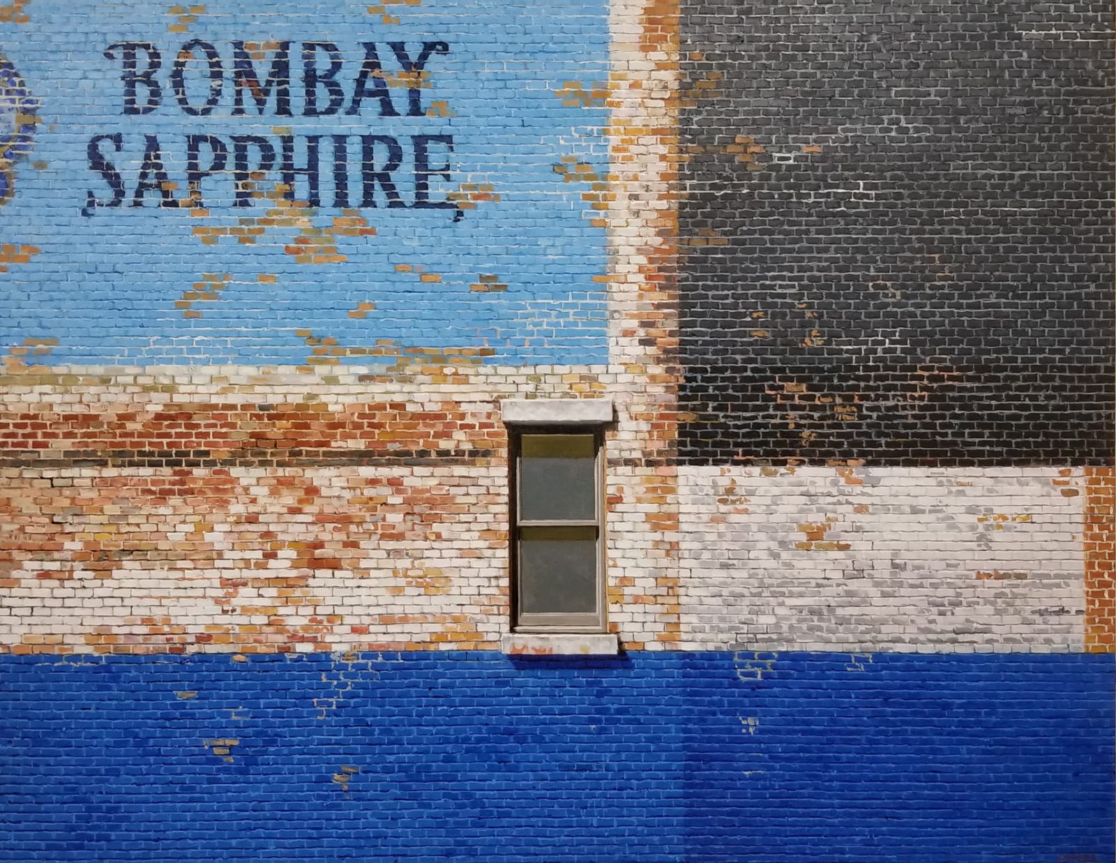 Richard Combes, GHOST SIGN ON WALL, 2021