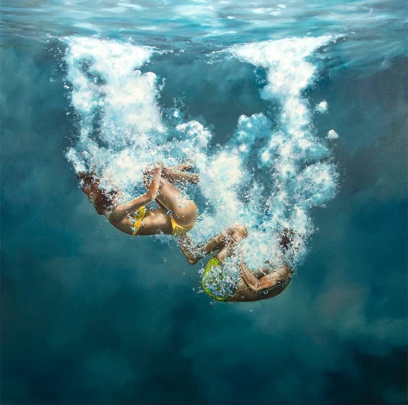 Eric Zener, TUMBLING THROUGH IT ALL, 2019