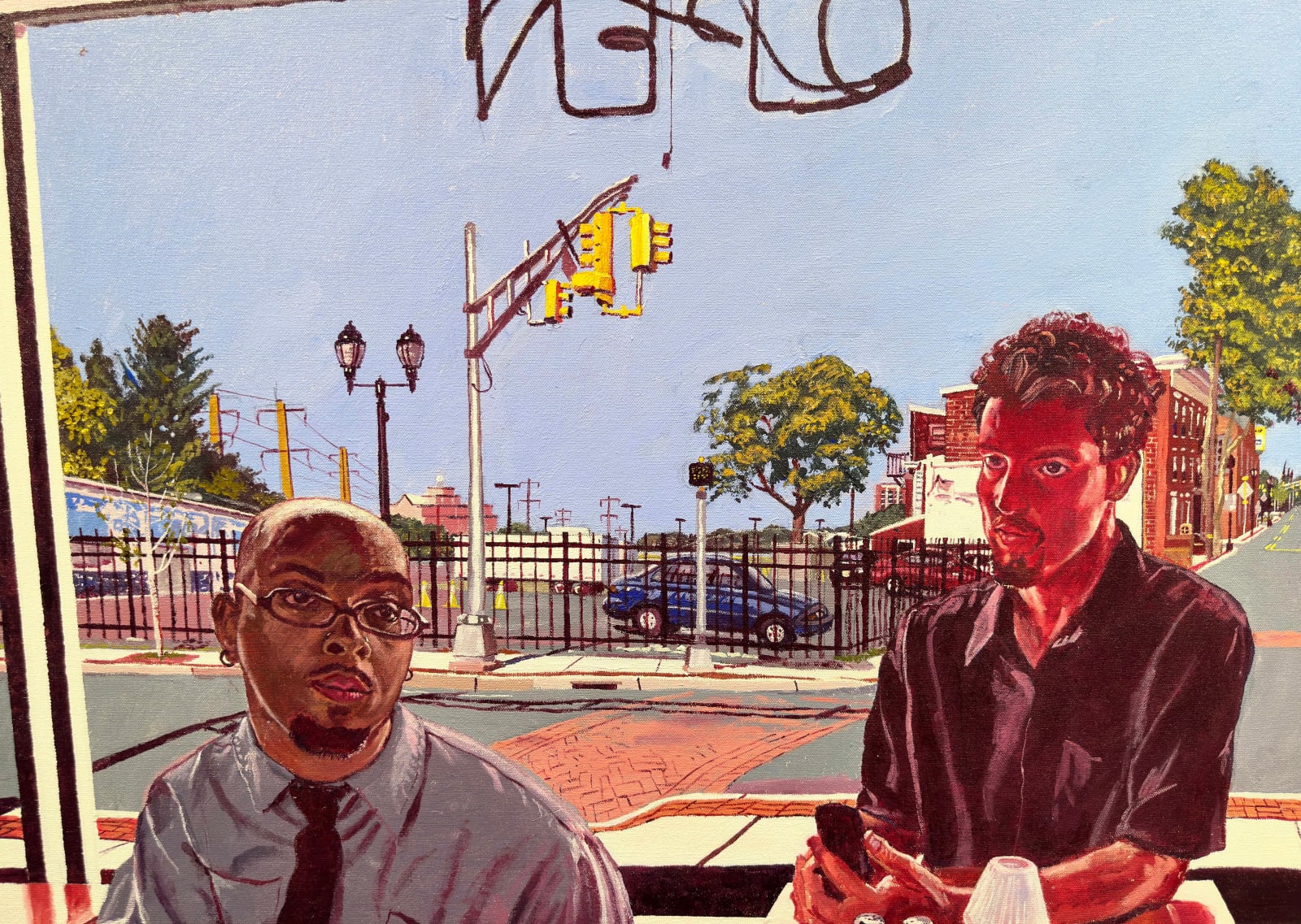 Acrylic painting on canvas