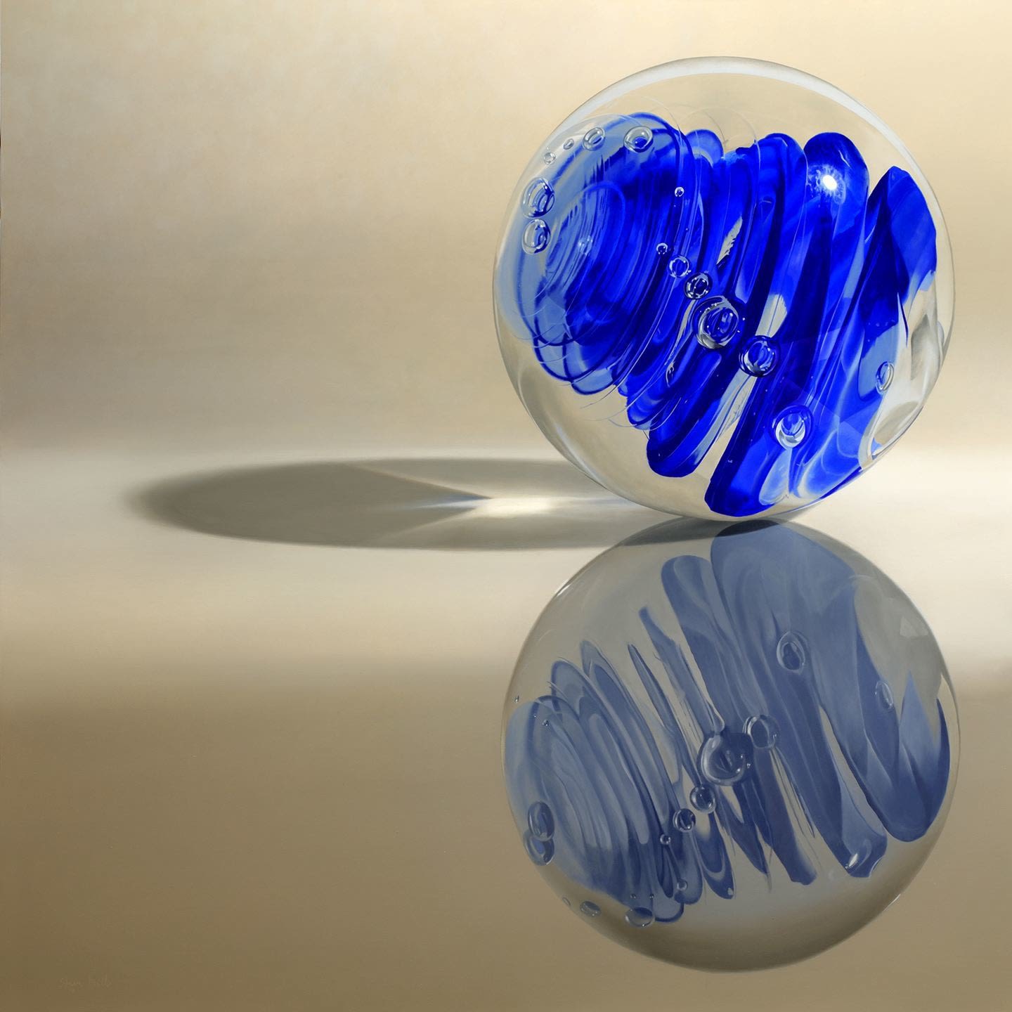 Steve Mills, BLUE MARBLE, 2019