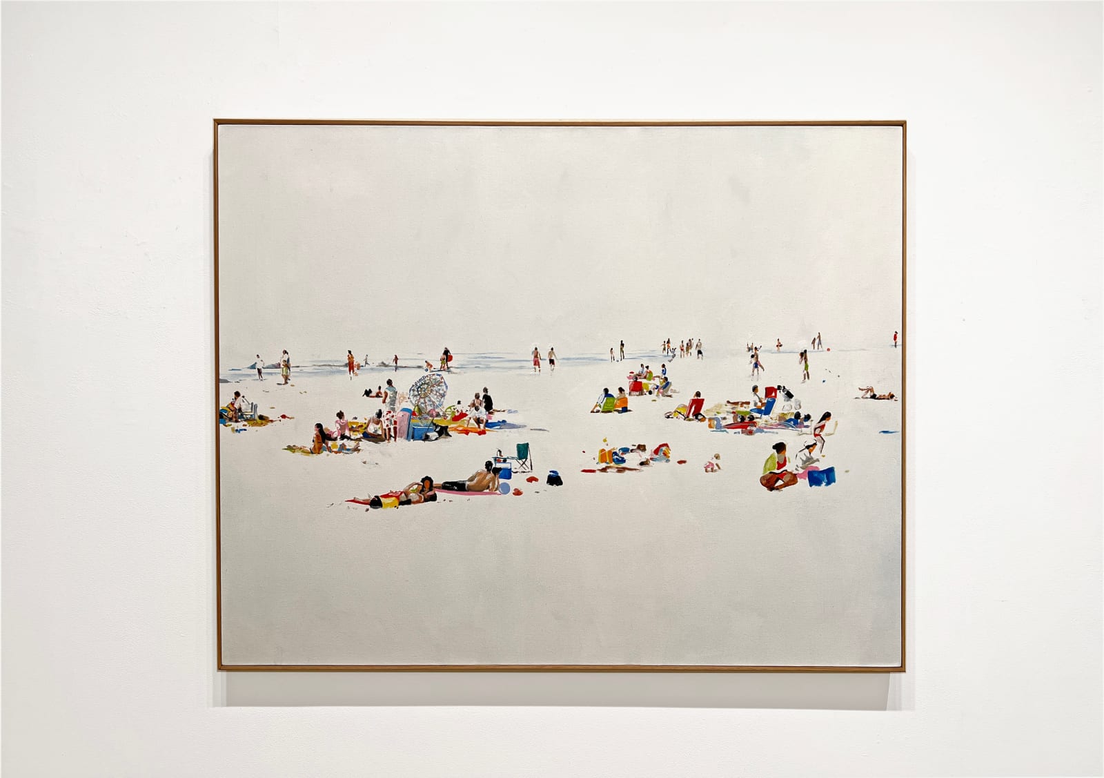 colorful graphic of people on a beach