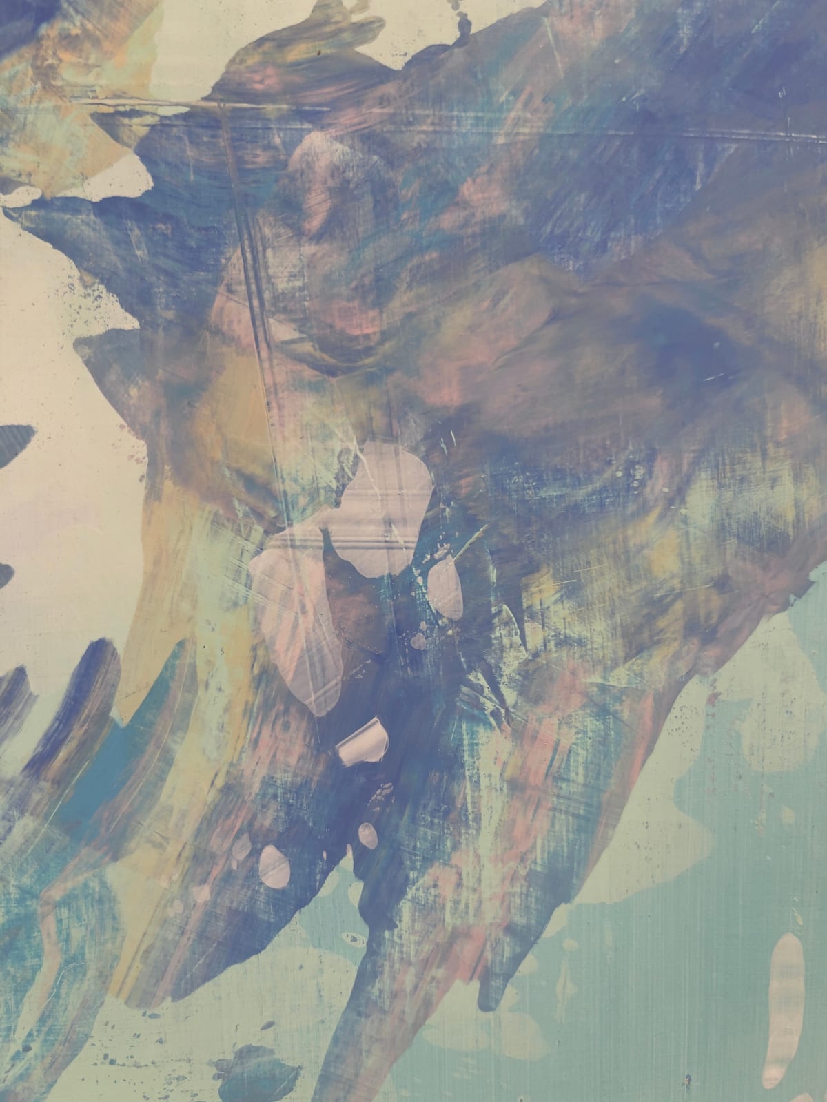 Oil painting on wood