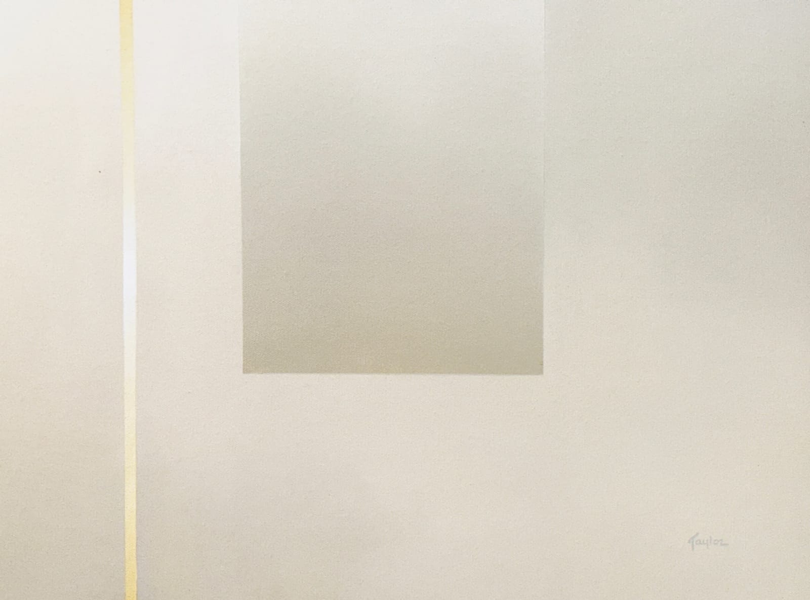 Painting of clouds in yellow tones