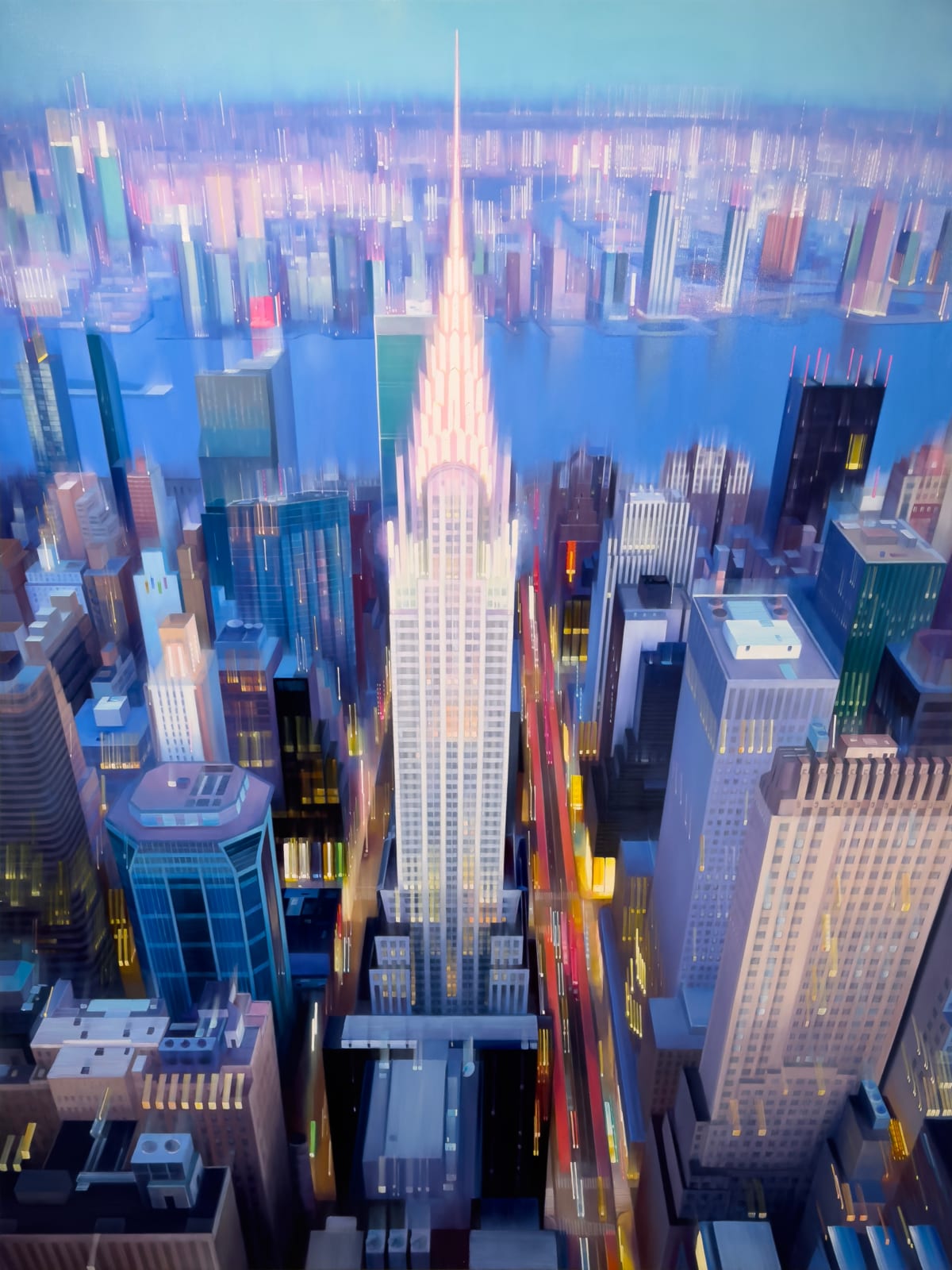 City View of the Chrysler Building in Manhattan