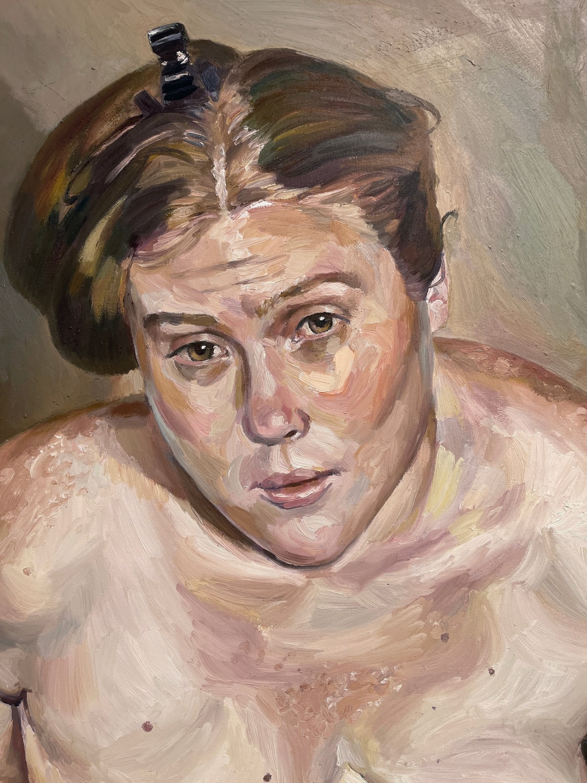 Figurative oil painting on canvas