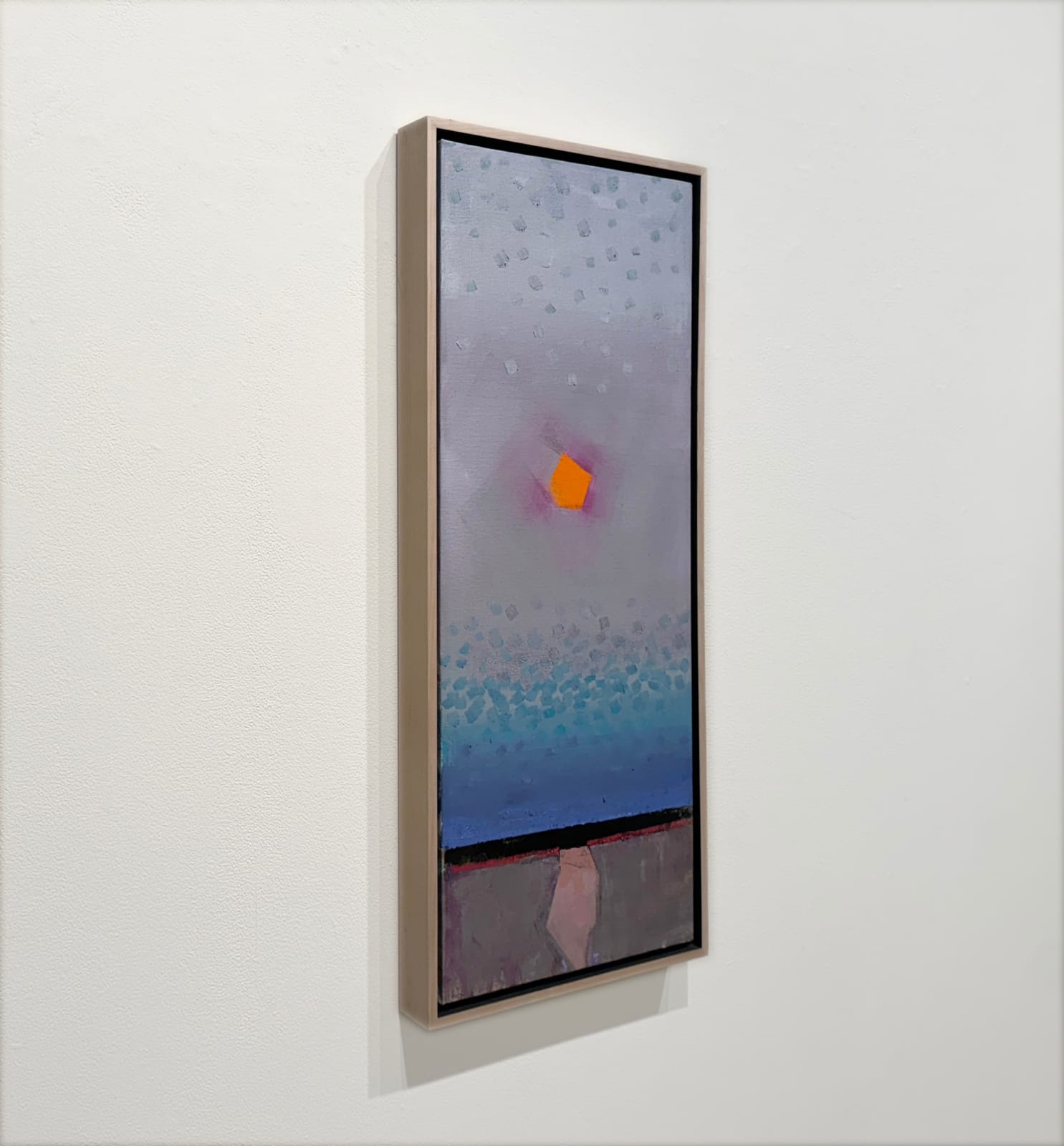 Abstracted painting of a sunset