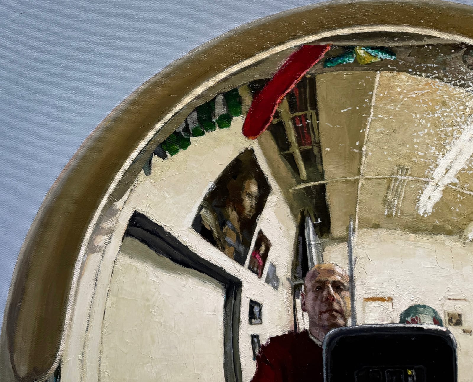 Self portrait painting