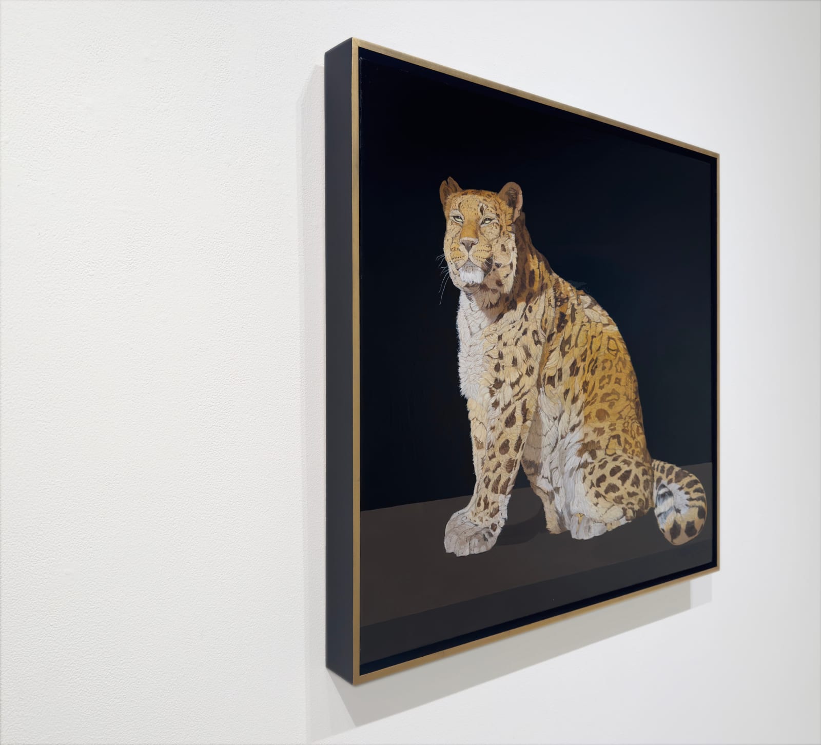 Painting of a leopard