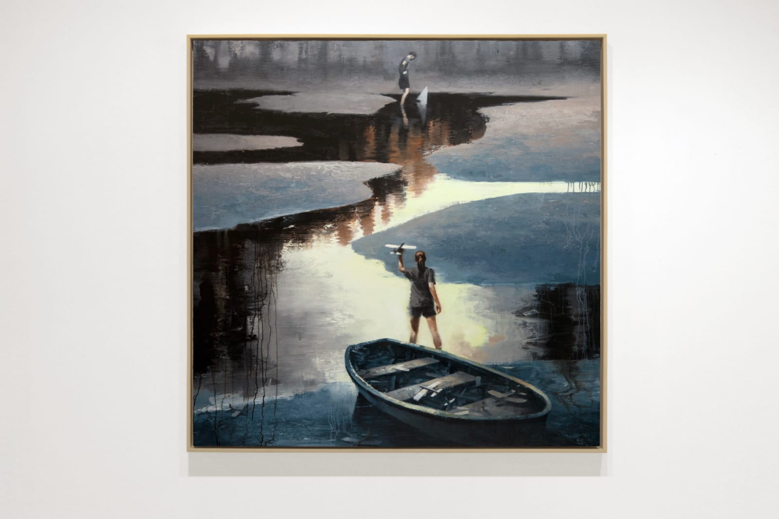 Oil painting on panel
