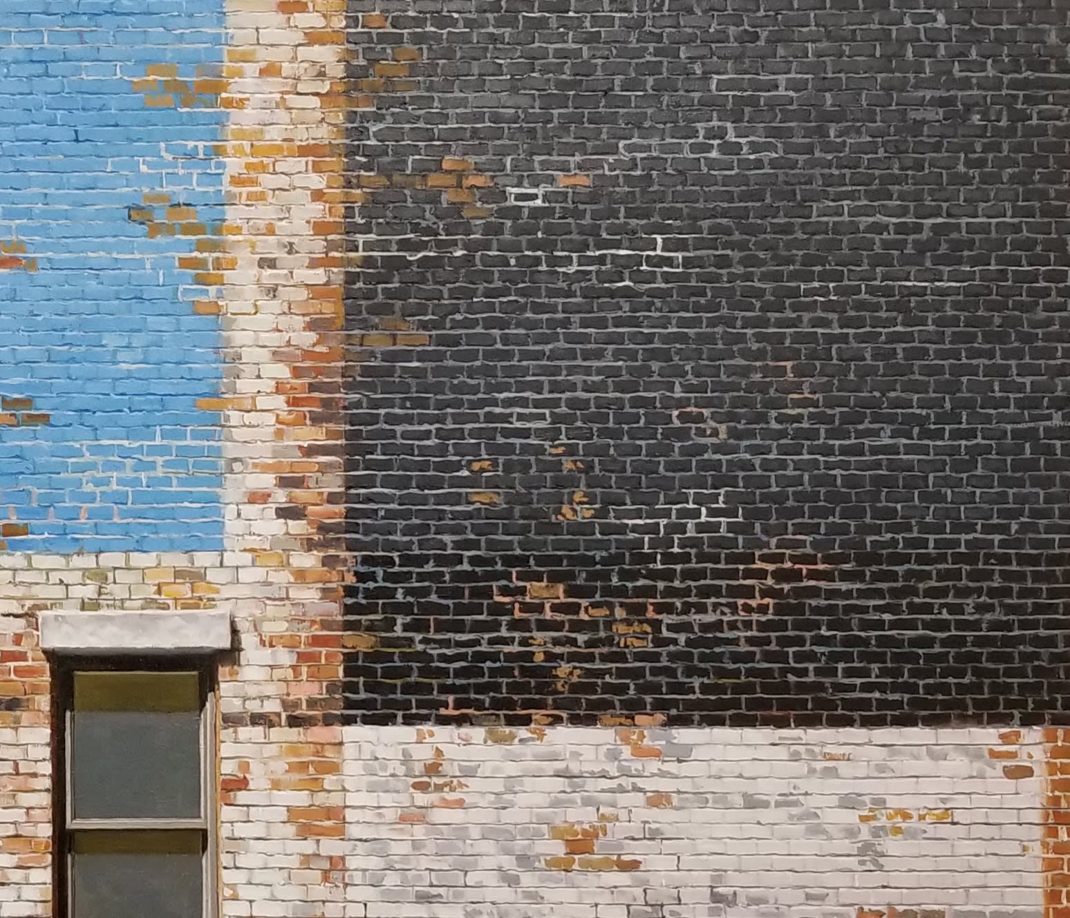 Richard Combes, GHOST SIGN ON WALL, 2021