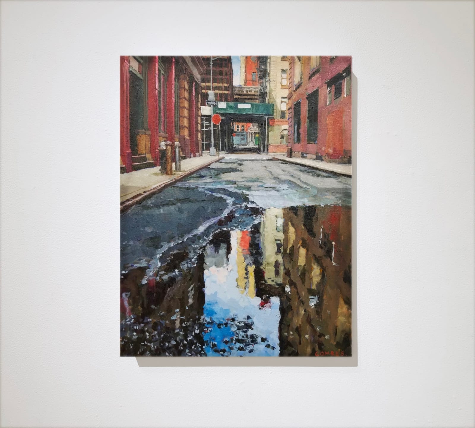 Painting of a Tribeca street