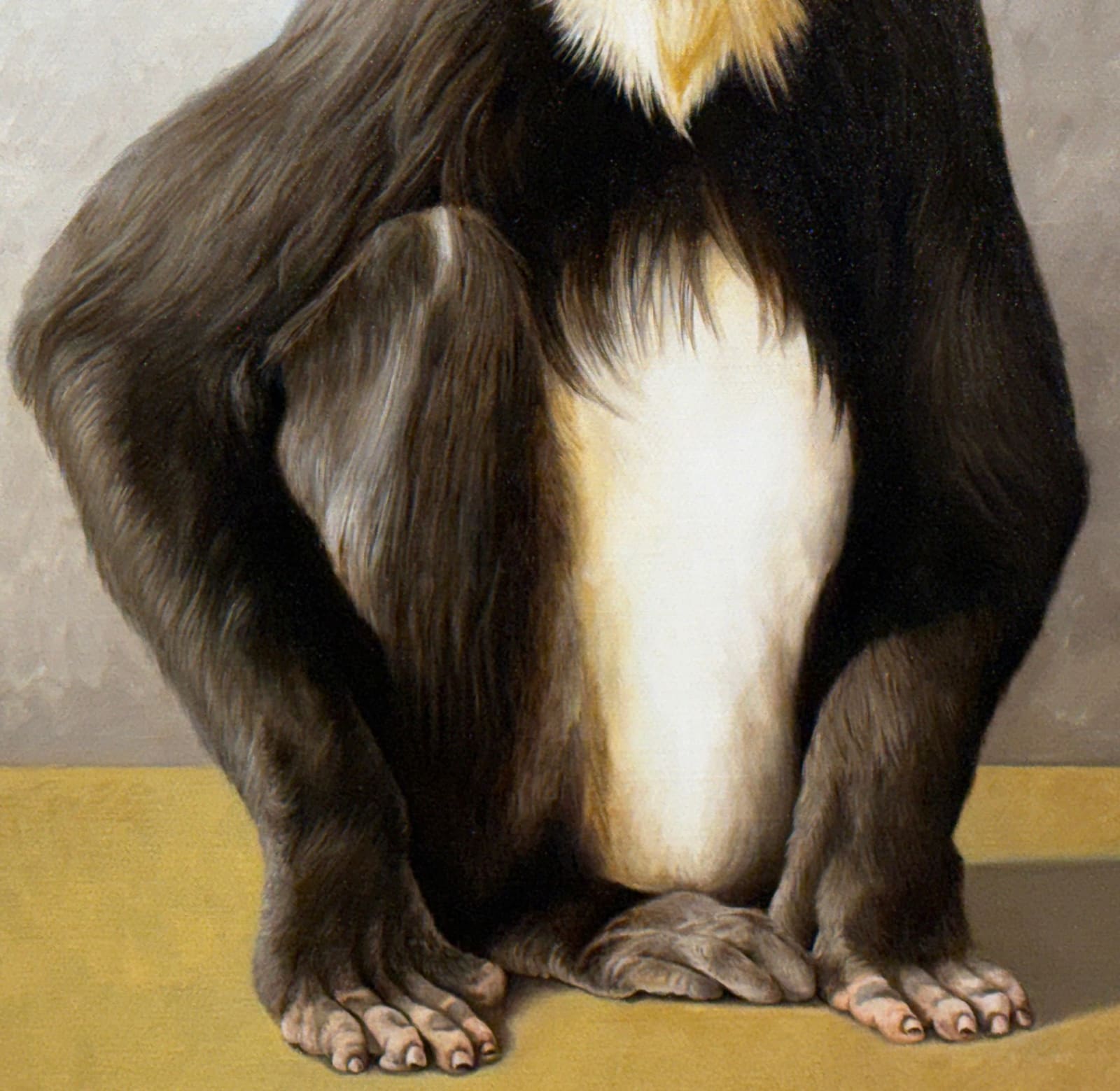 Painting of a mandrill
