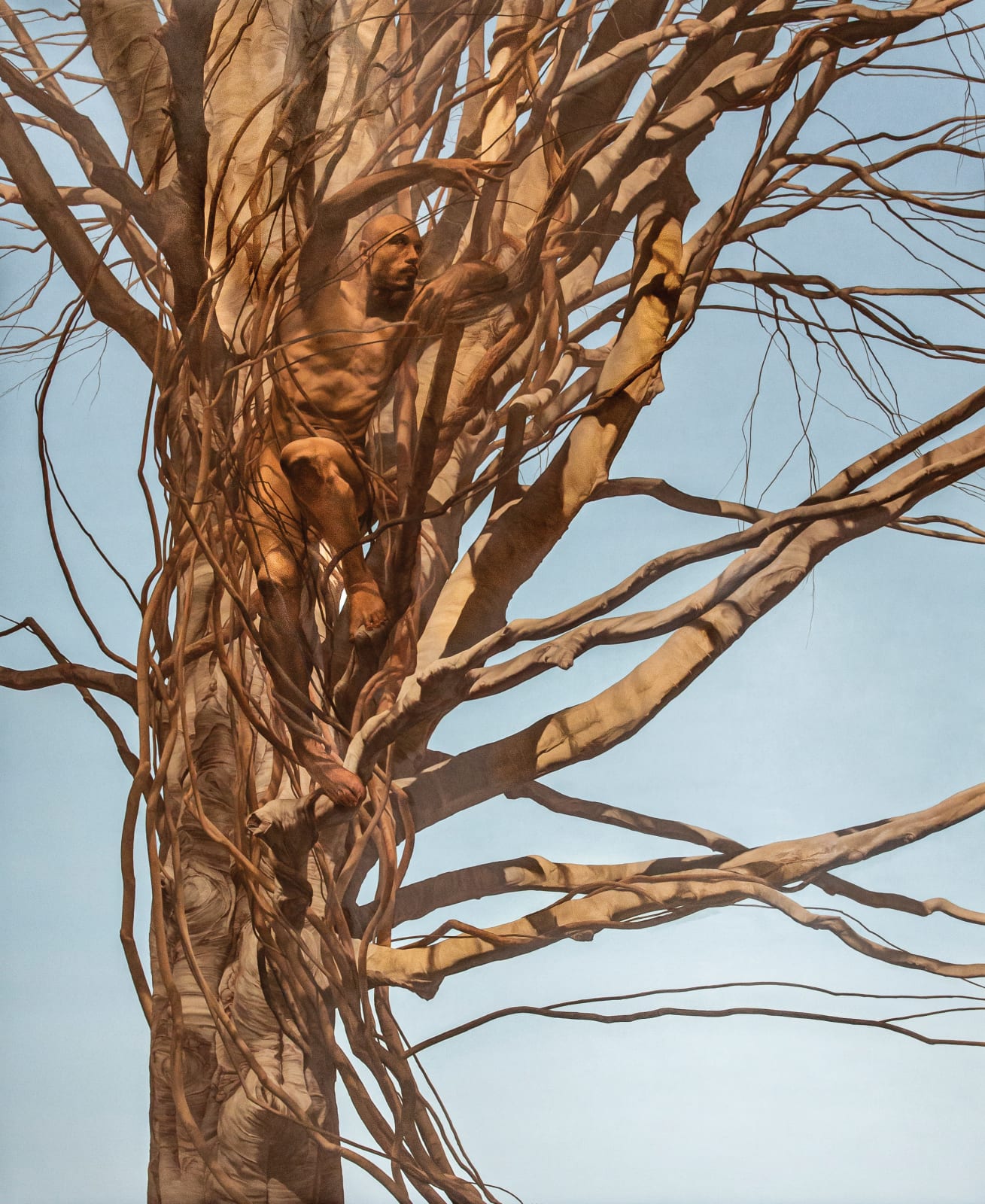 Oil painting on linen