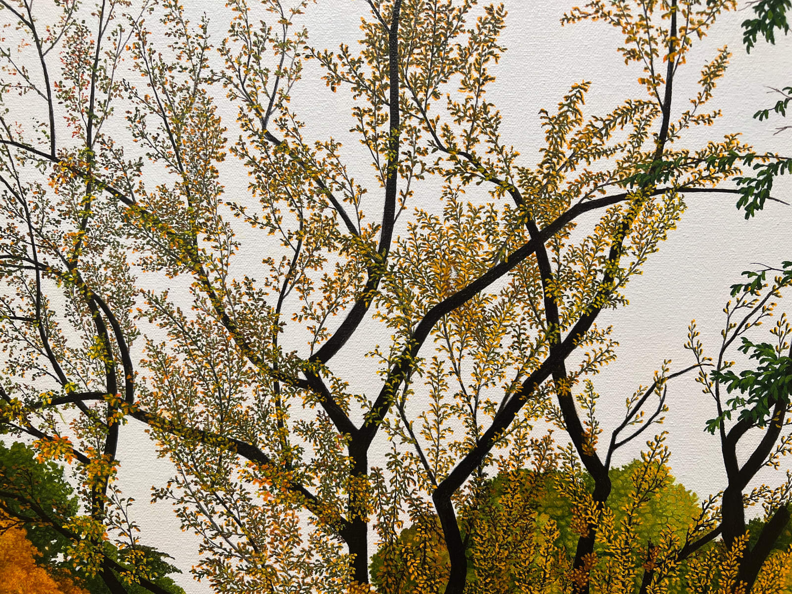 Landscape oil painting on canvas