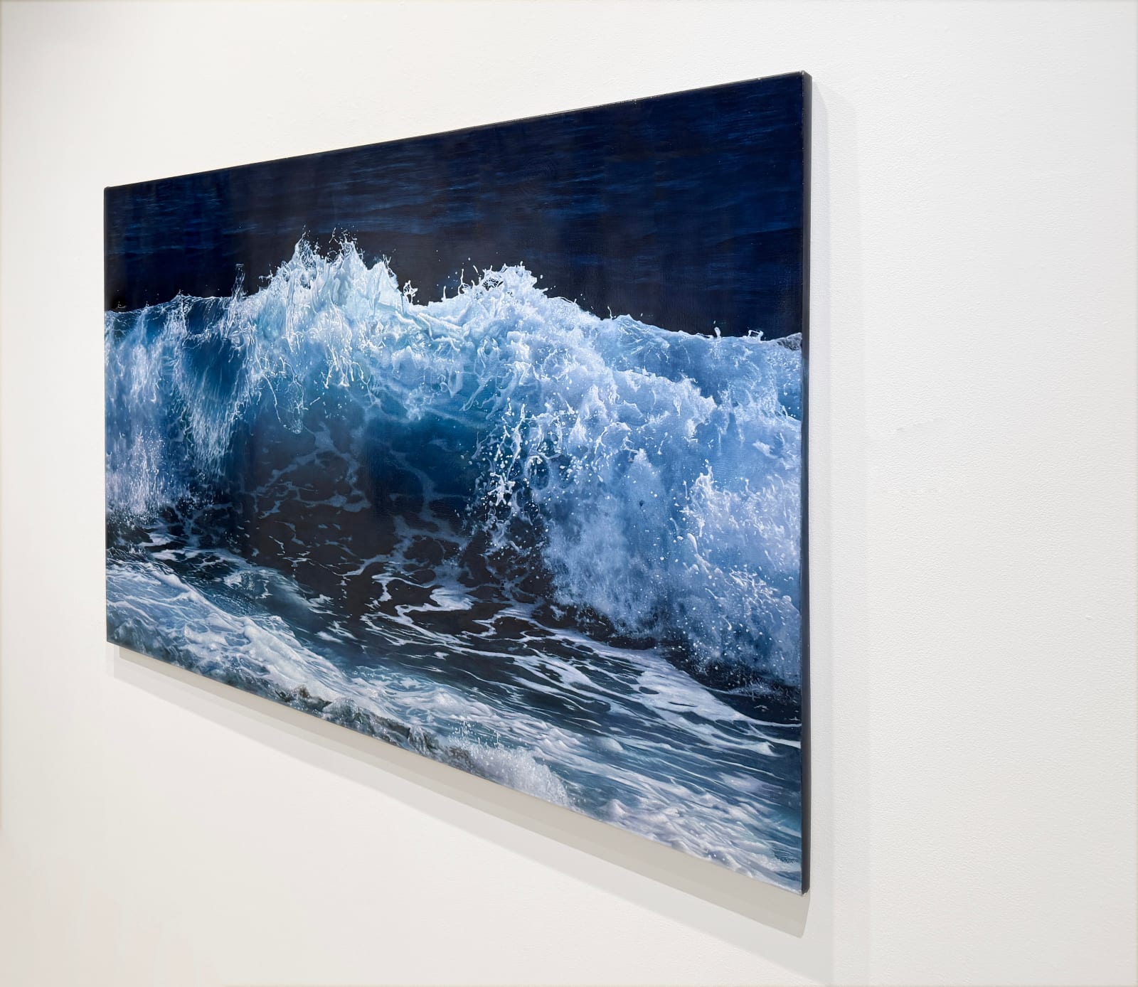Painting of a crashing wave