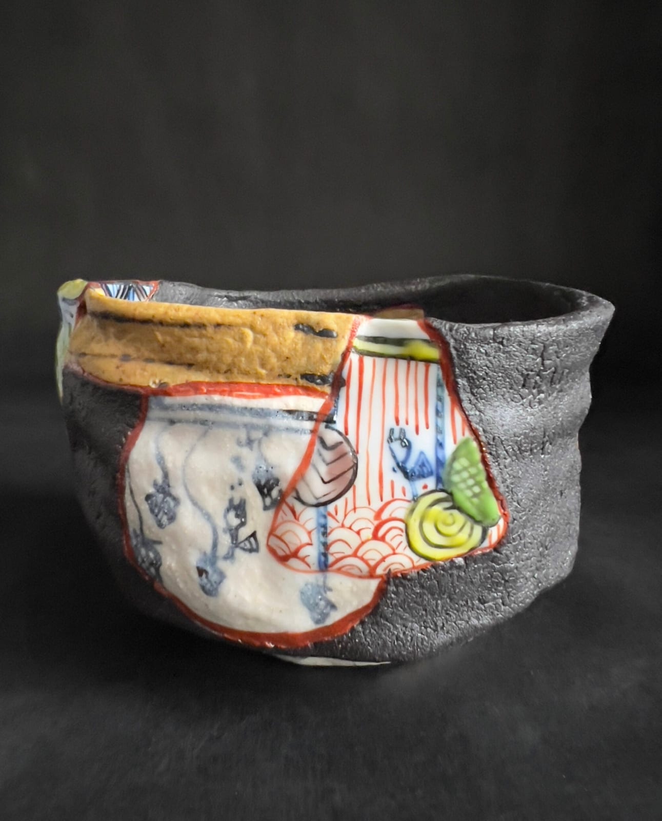 Aaron Scythe, Yobitsugi style Winter Tea-bowl, 2023