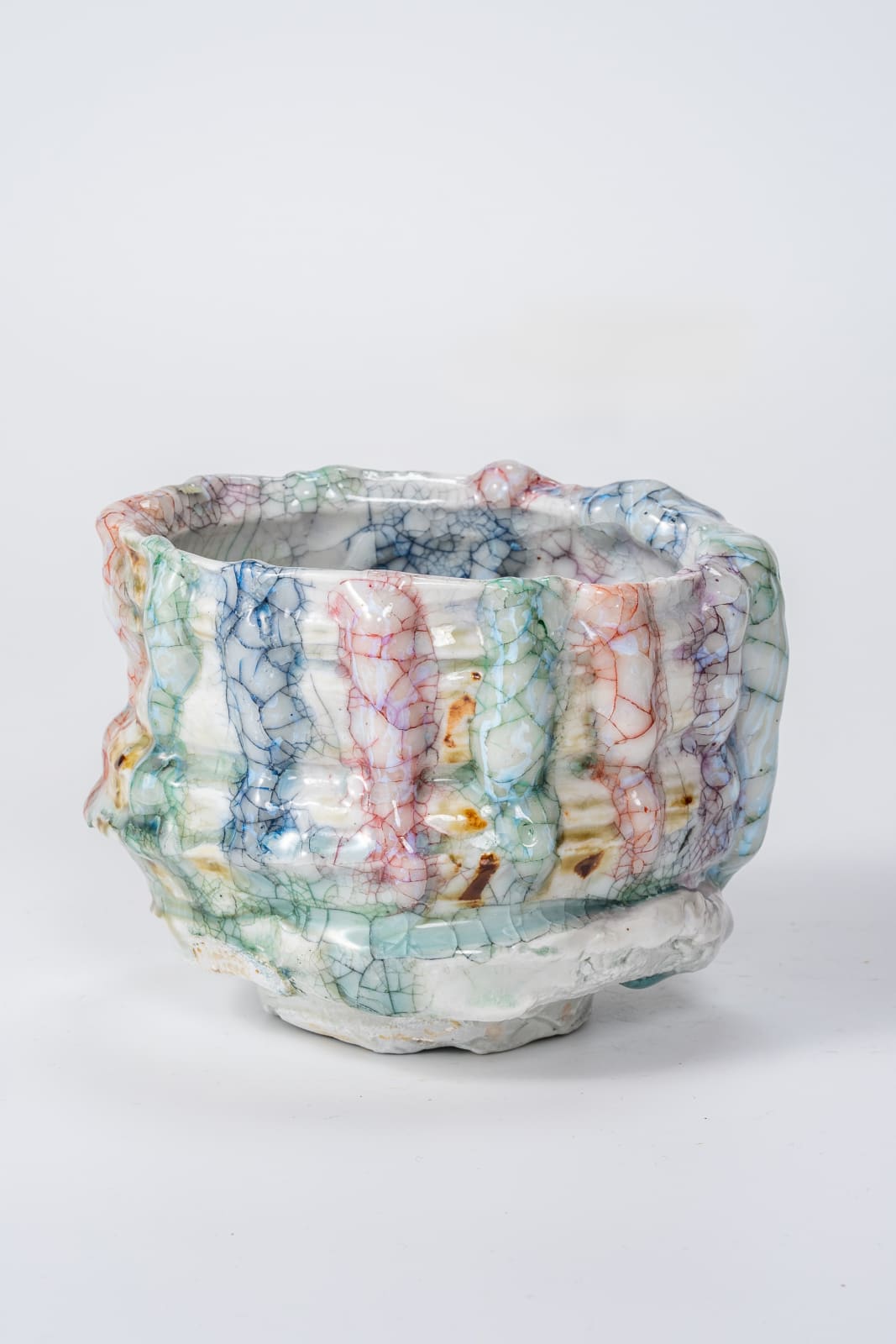 Koudai Ujiie, White Glaze Lacquer Tea Bowl, 2024