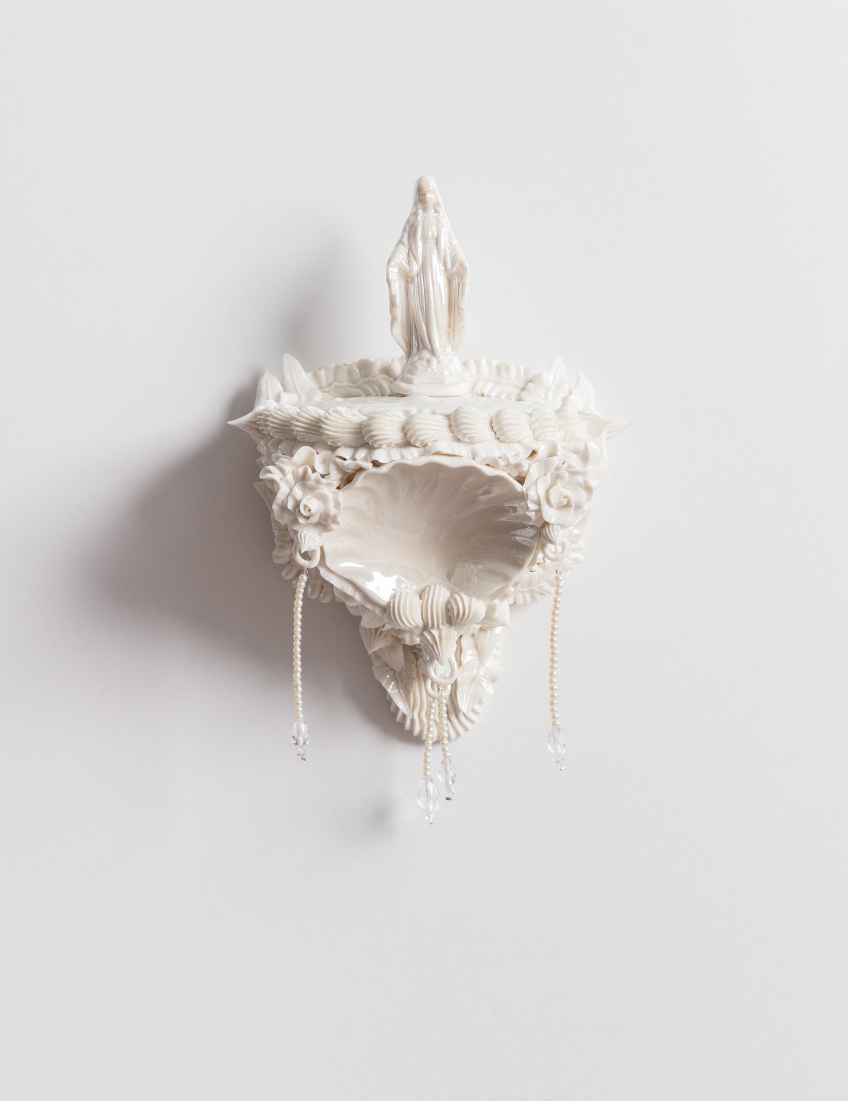 Ebony Russell, Blossom Shell Wall Altar, 2024