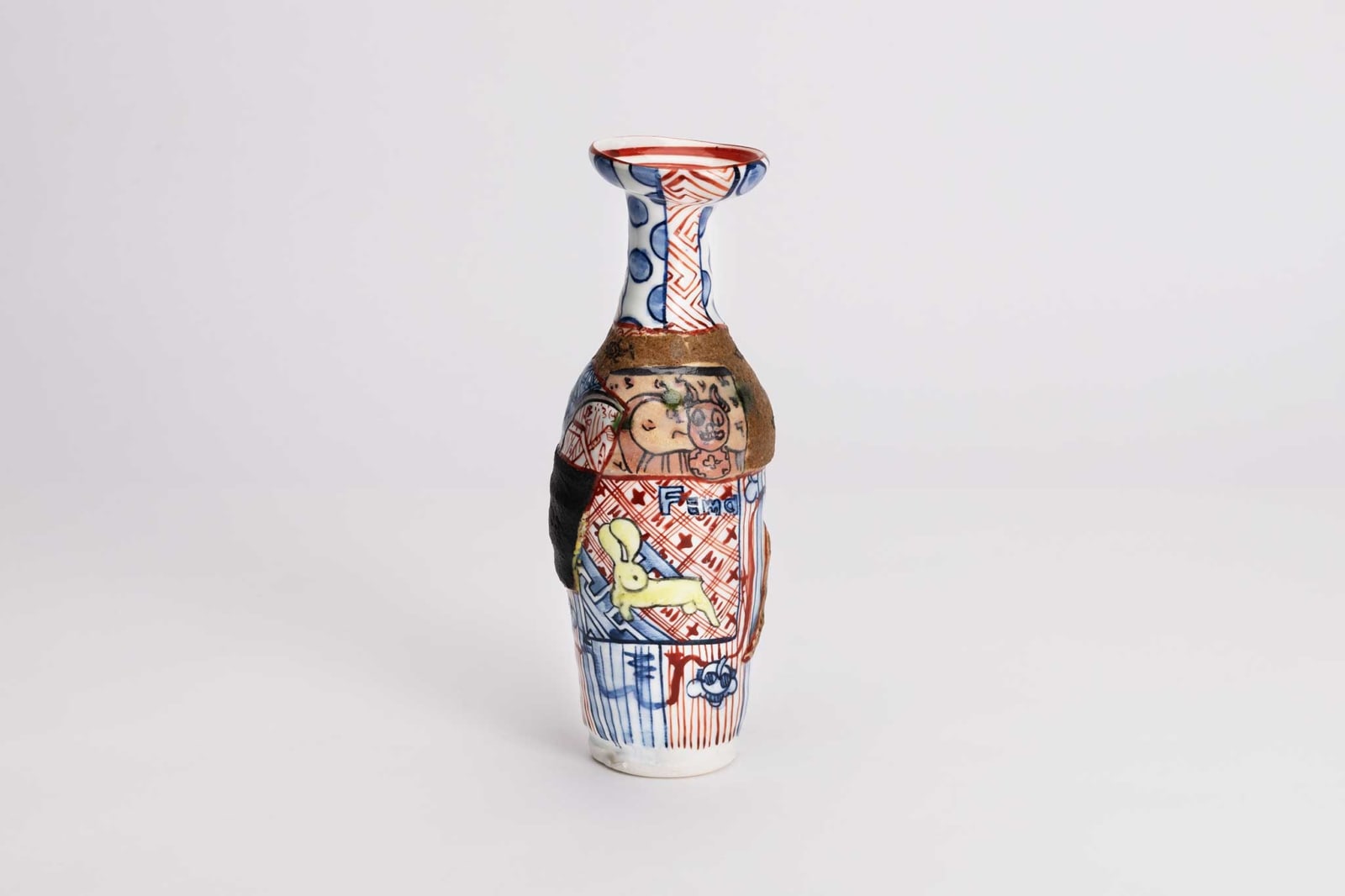 Aaron Scythe, Yobitsugi style Sake Bottle, 2024