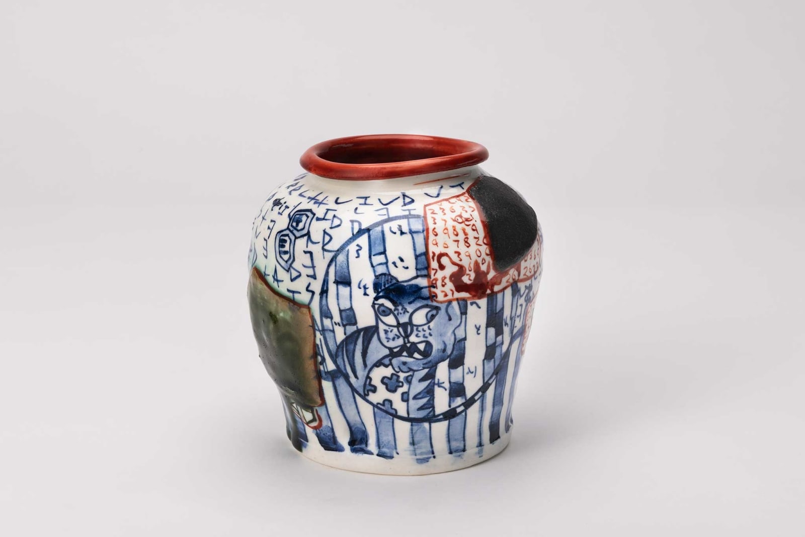 Aaron Scythe, Yobitsugi style Mini Vase, 2024