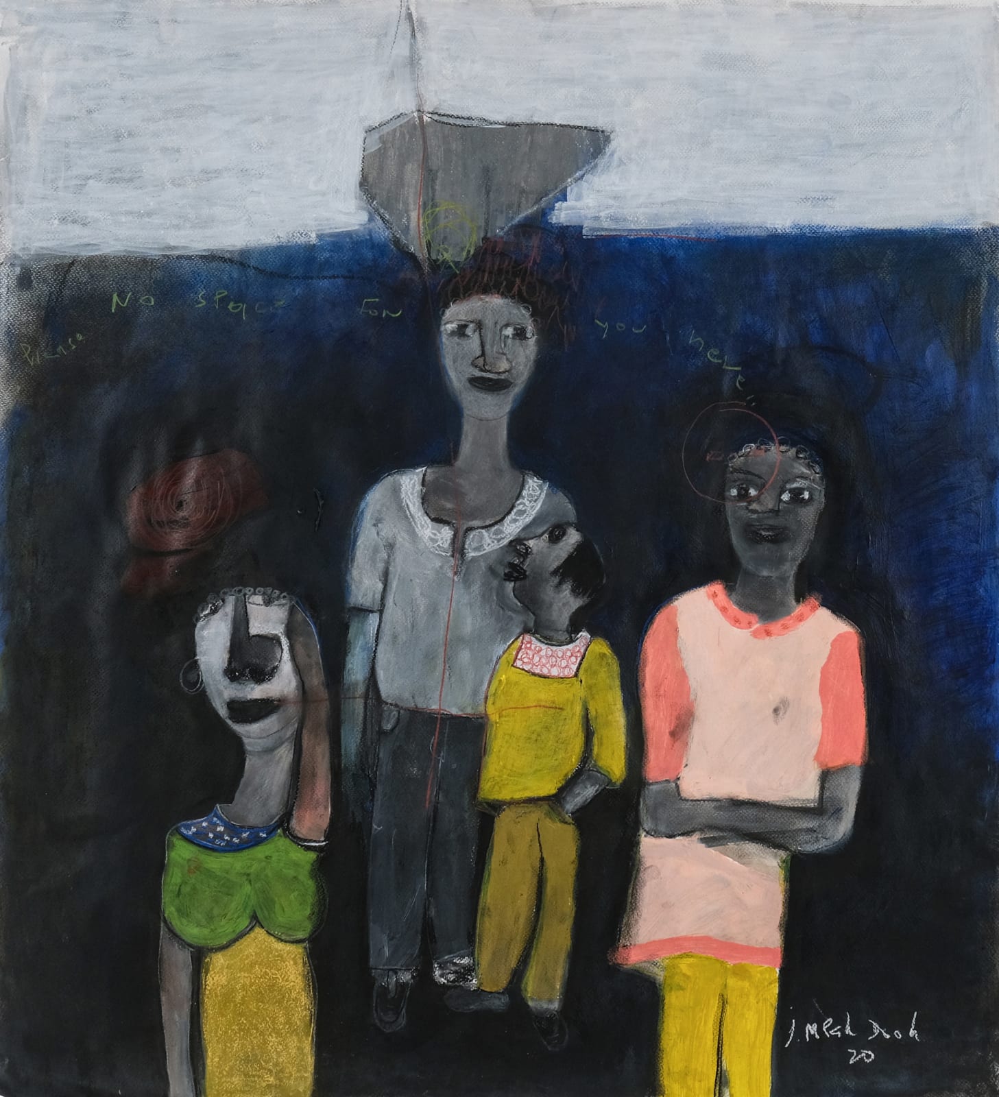 Joel Mpah Dooh, Time To Stay Home, 2020