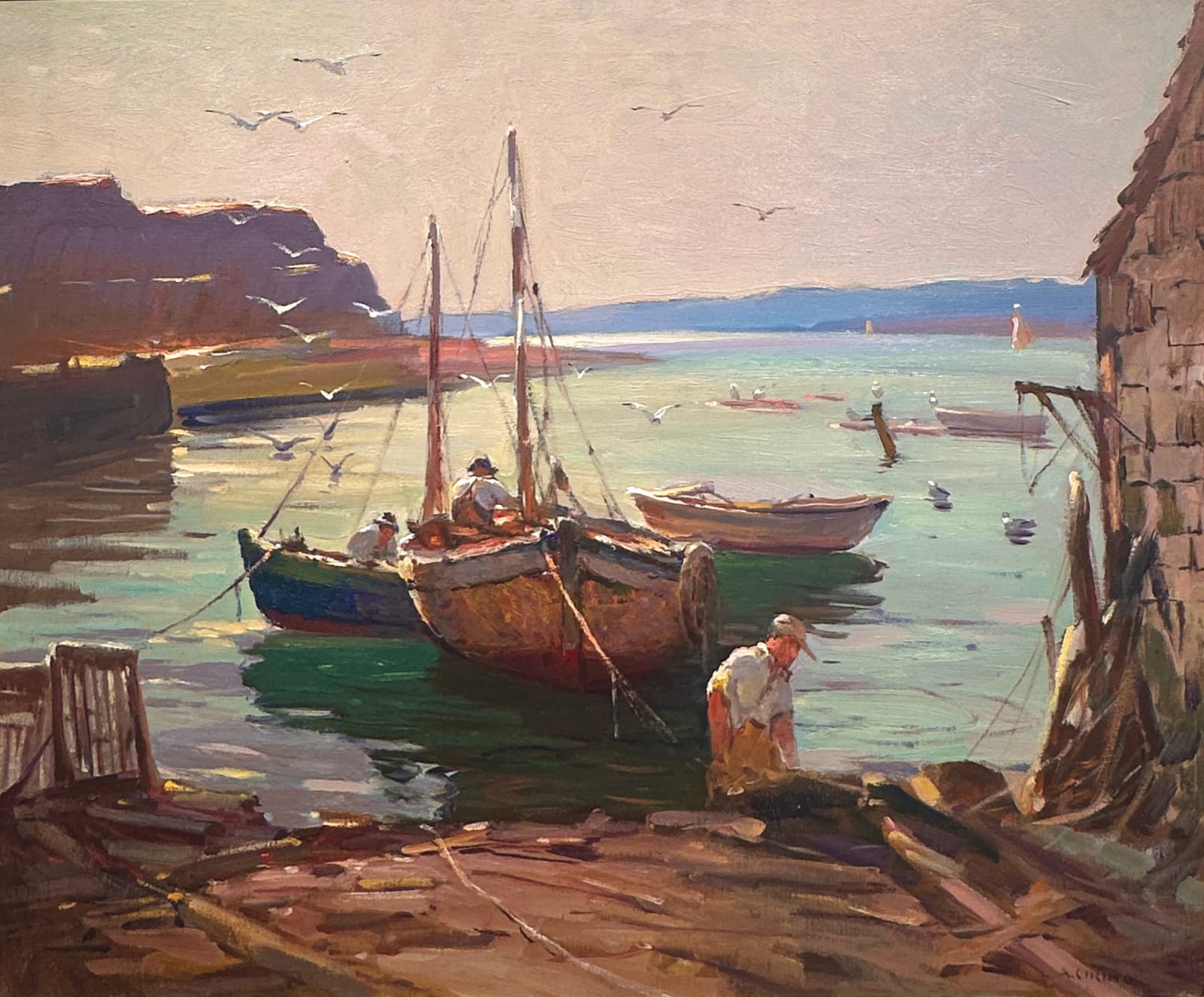 Antonio Cirino (1888 -1983), Working in Pigeon Cove