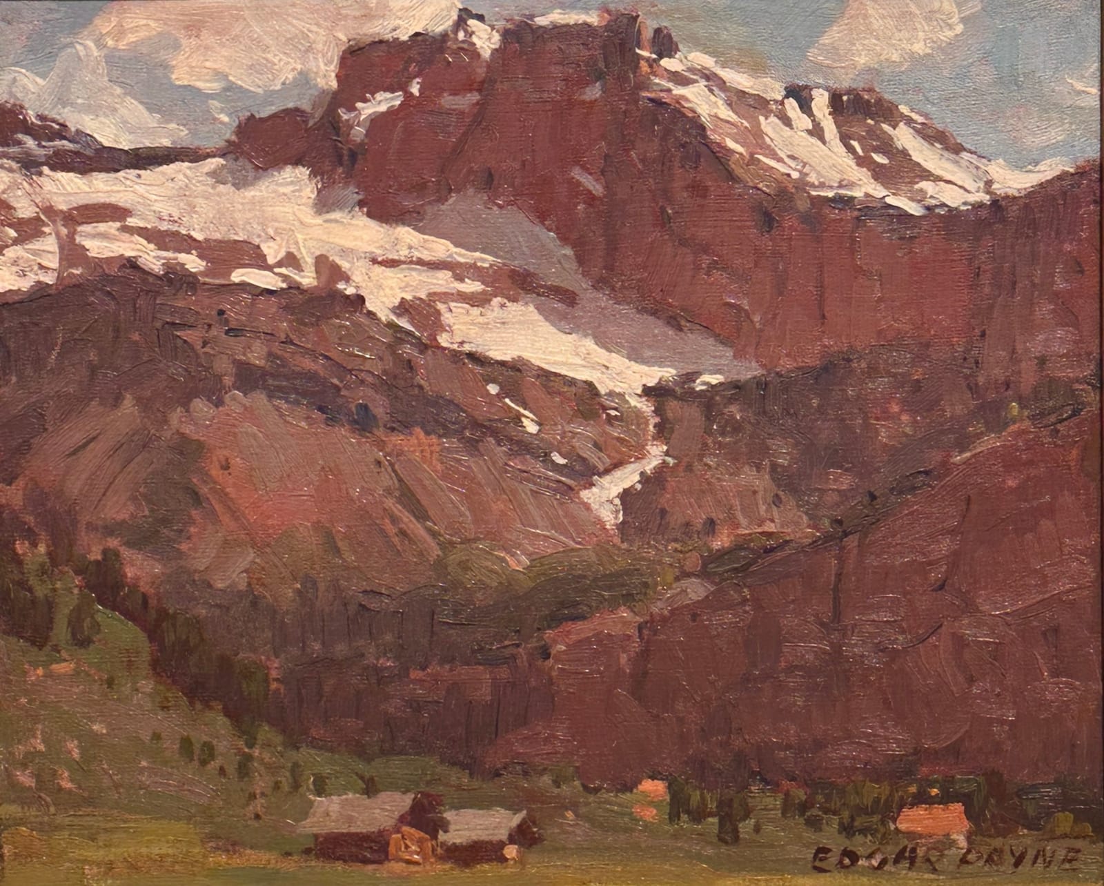 Edgar Payne (1883-1947), "Swiss Mountain Scene"