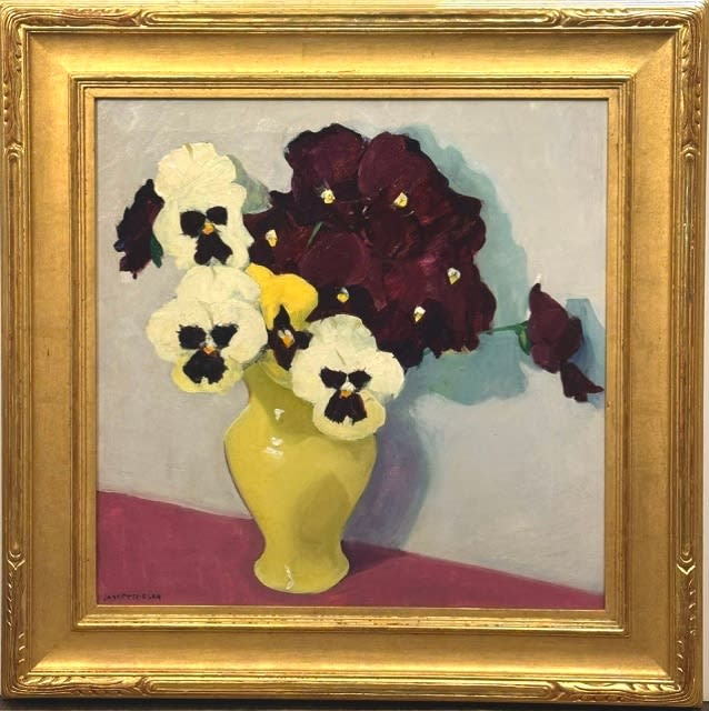 Jane Peterson (1876-1965), Flowers in a Yellow Vase