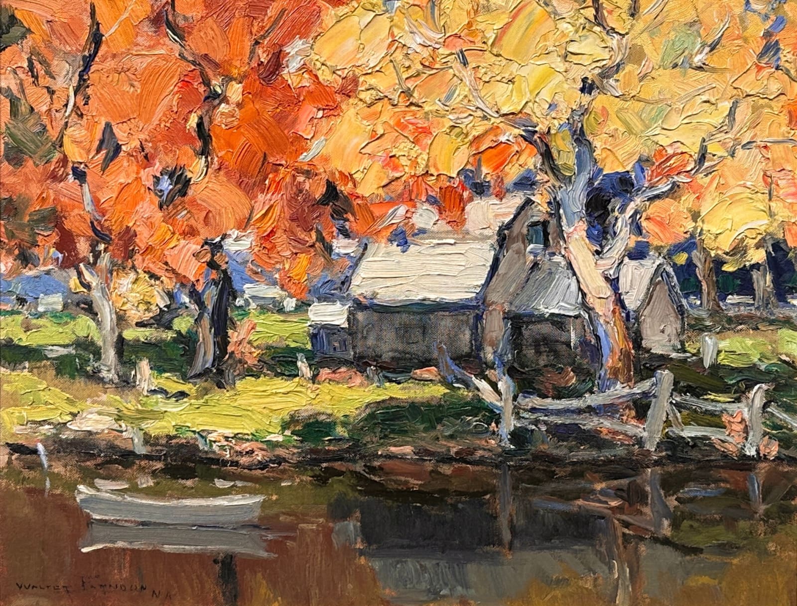 Walter Farndon (1876-1964), Autumn on the River