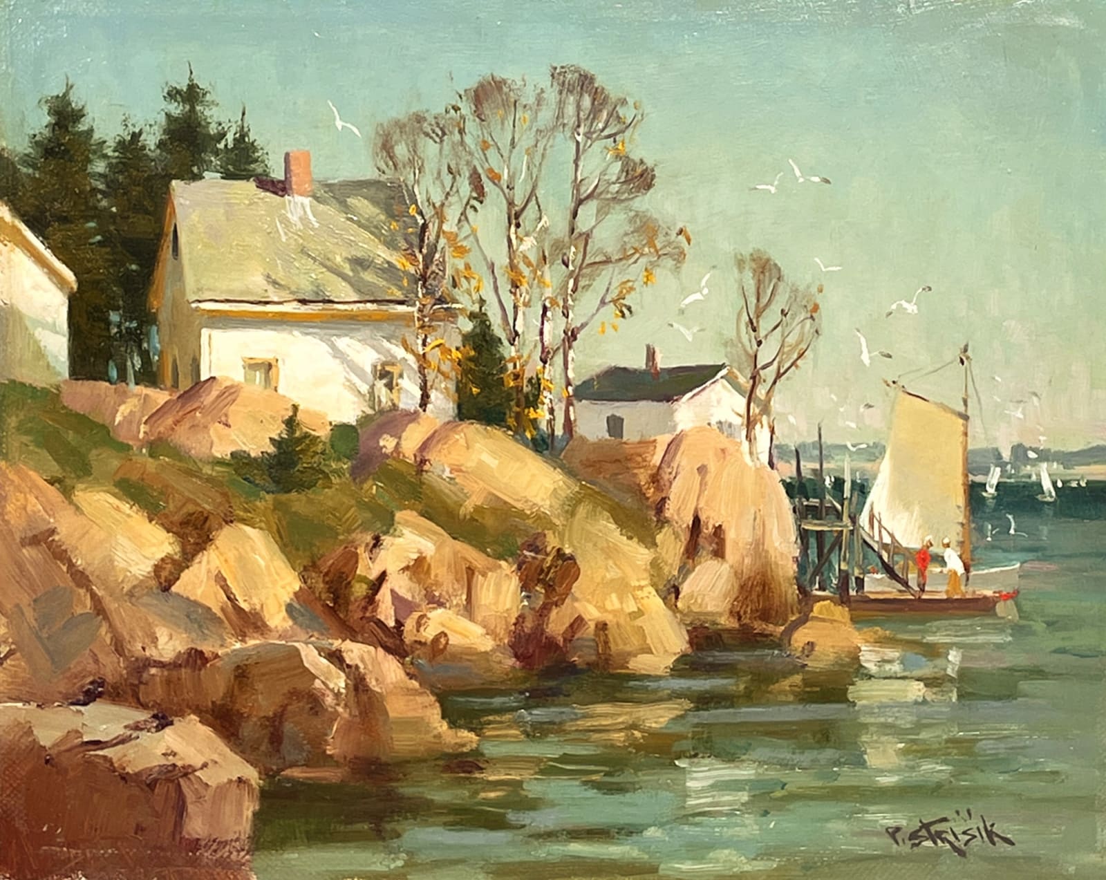 Paul Strisik (1918-1998), "Sunny Ledges"