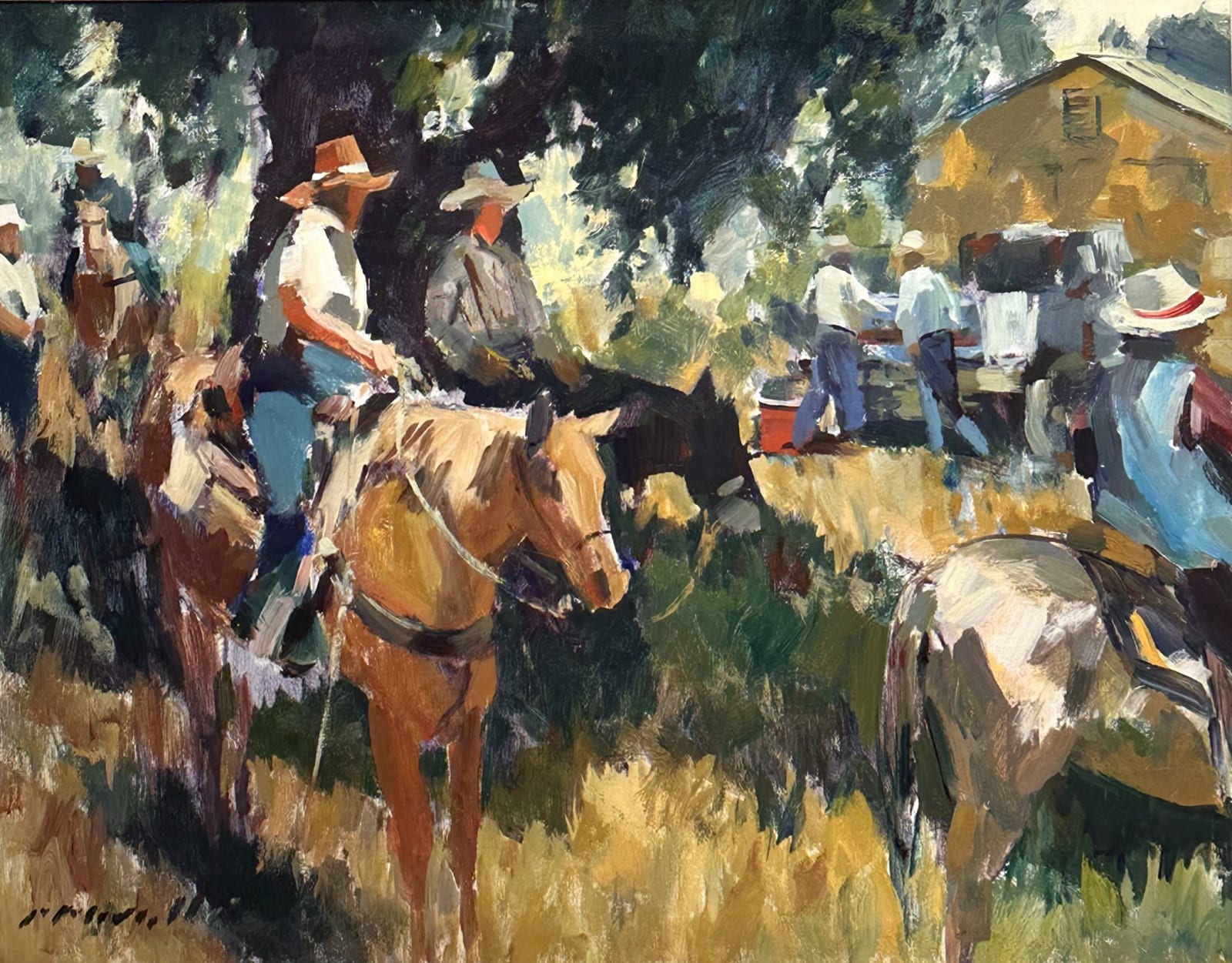 Charles Movalli (1945-2016), trail-ride