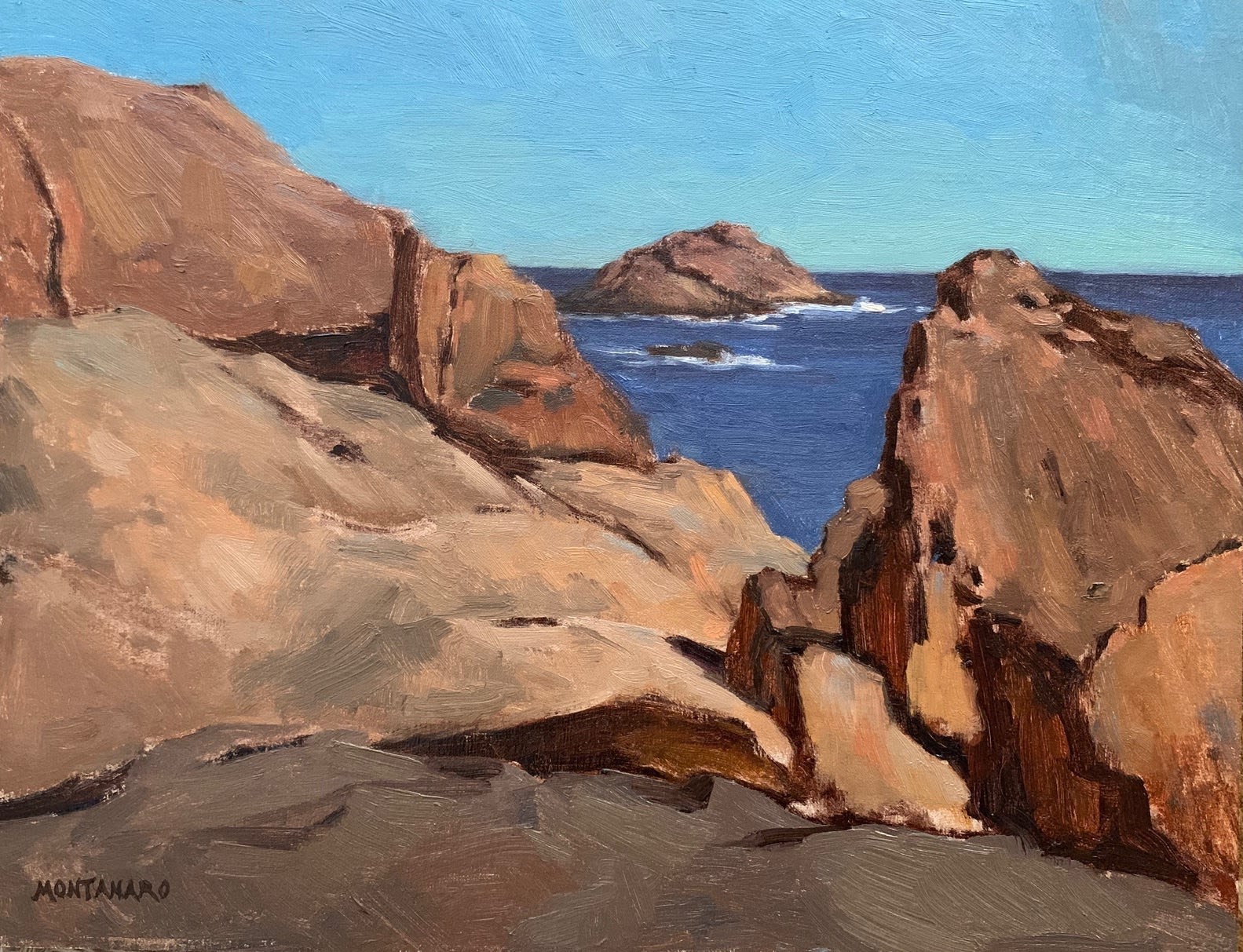 Todd Montanaro (b. 1967), On Bass Rocks