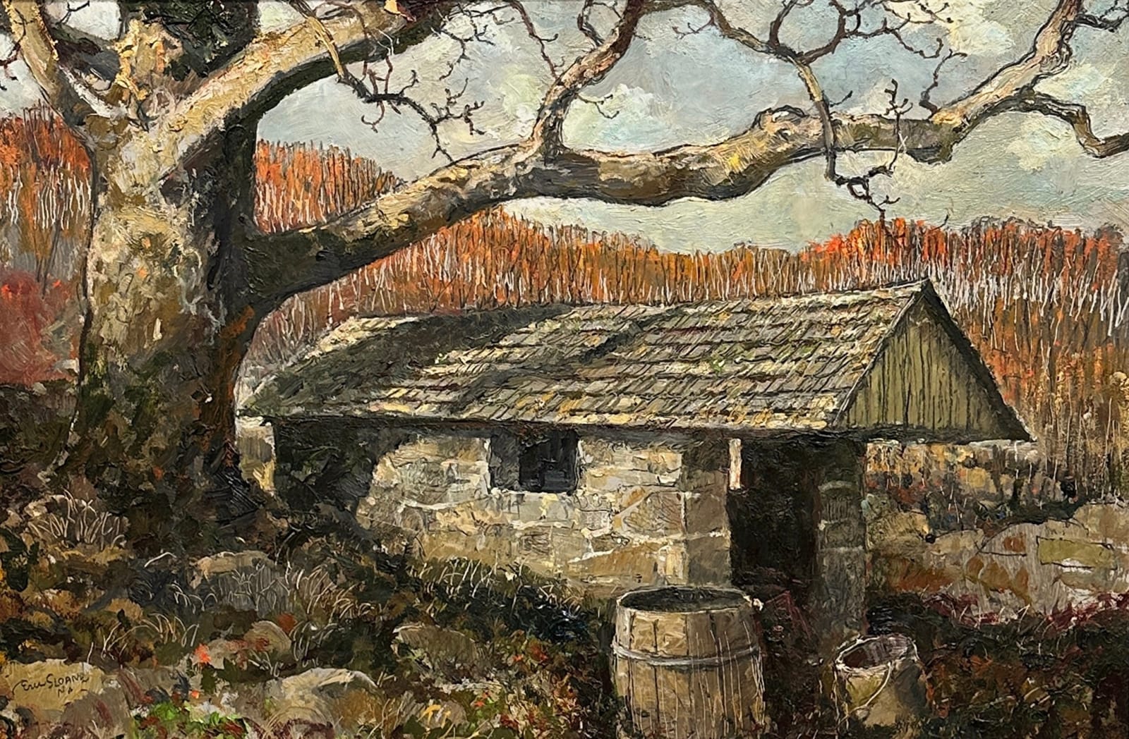 Eric Sloane (1905-1985), "Cold Shed"