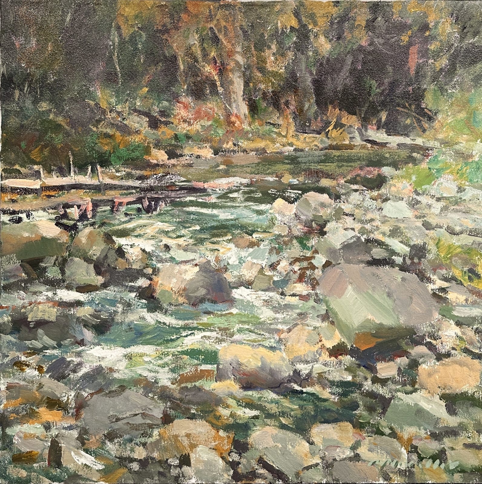 Charles Movalli (1945-2016), Mountain Stream