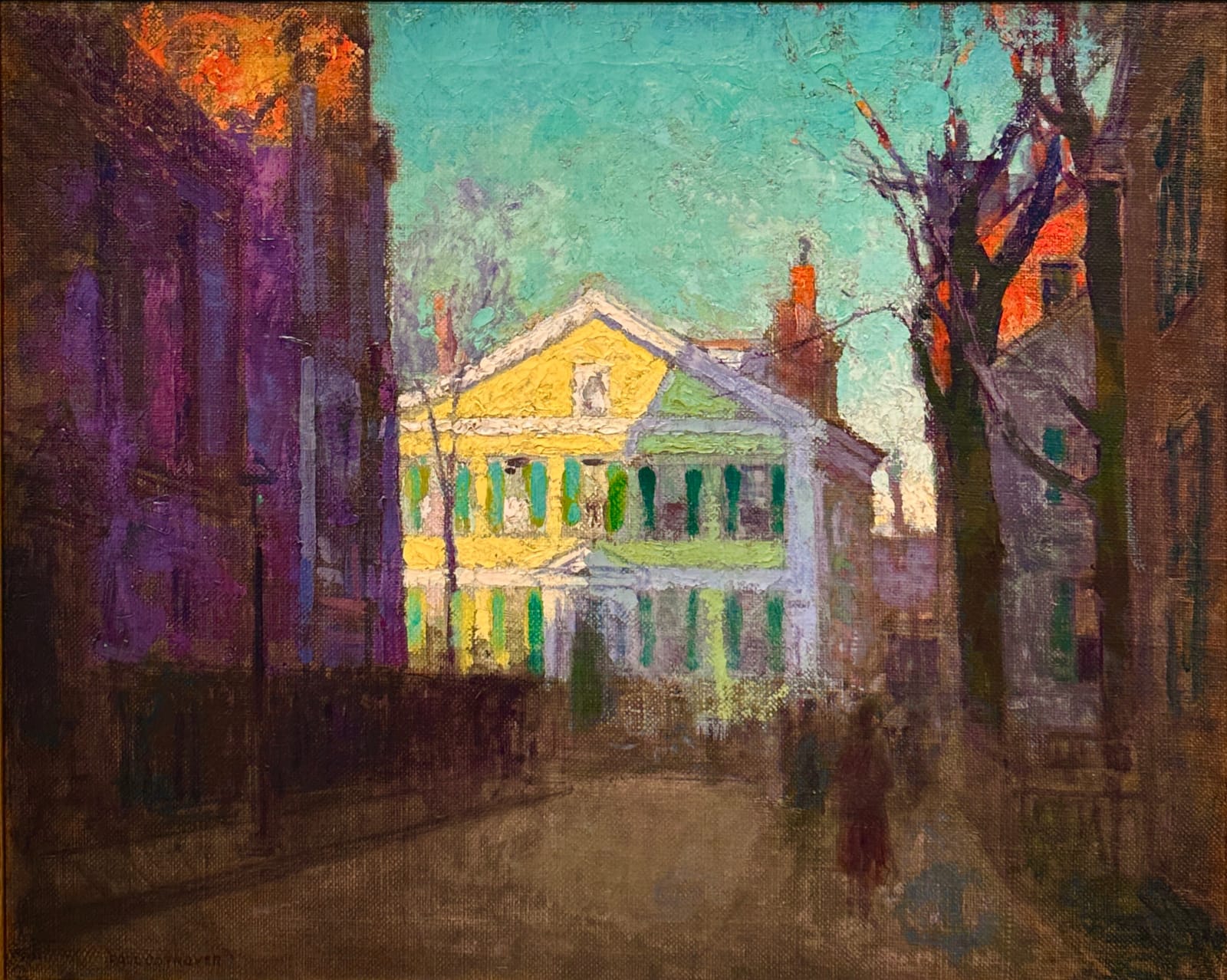 Paul Cornoyer (1864-1923), The Street Beyond