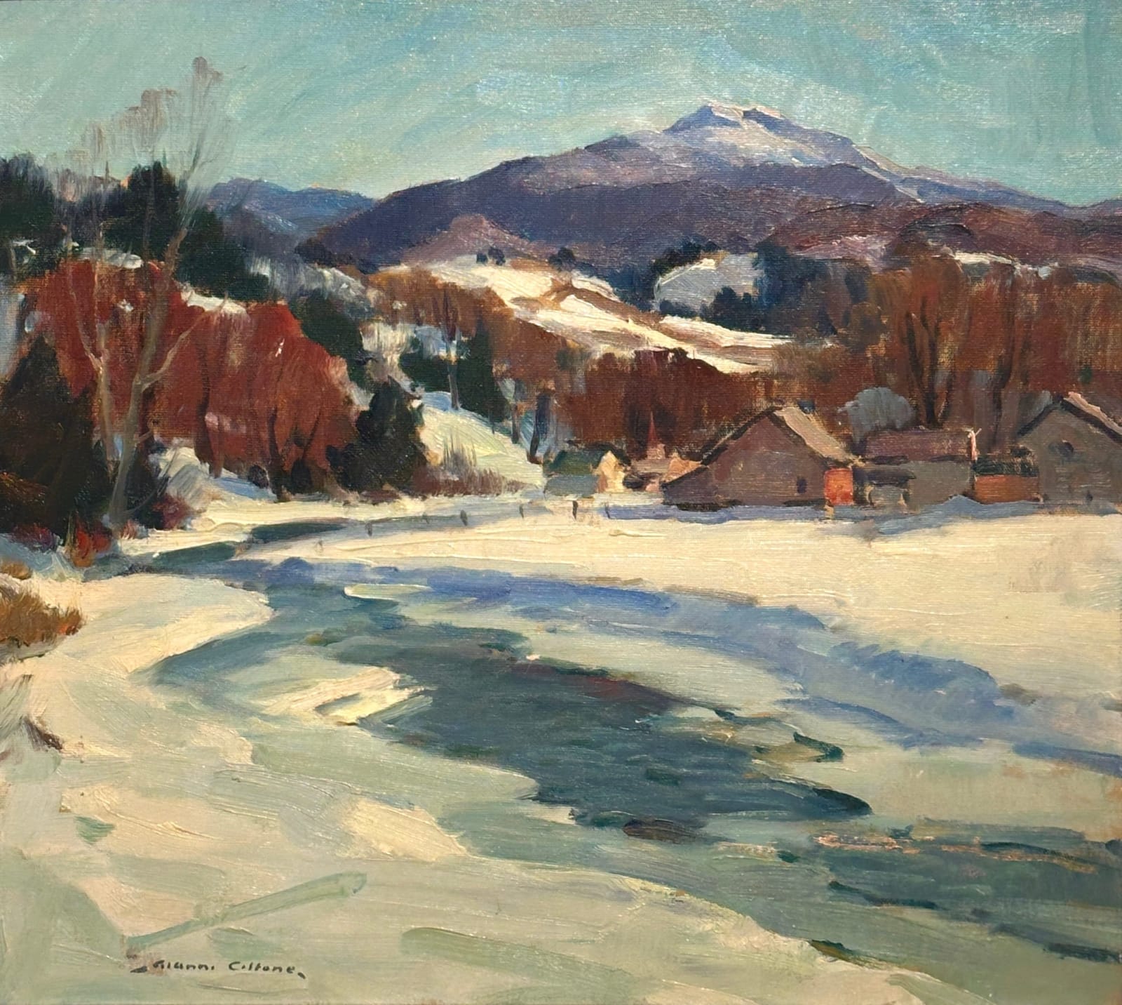 Gianni Cilfone (1908-1990), Winter Landscape