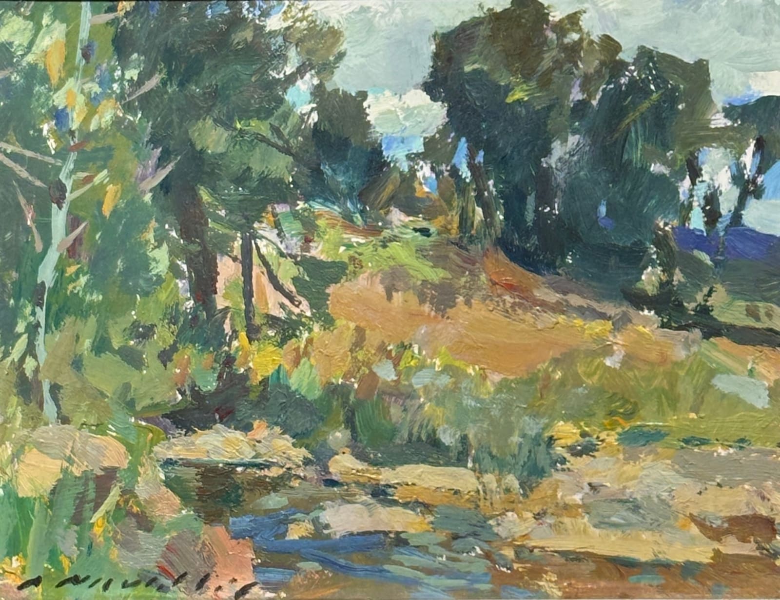 Charles Movalli (1945-2016), Light Through the Trees