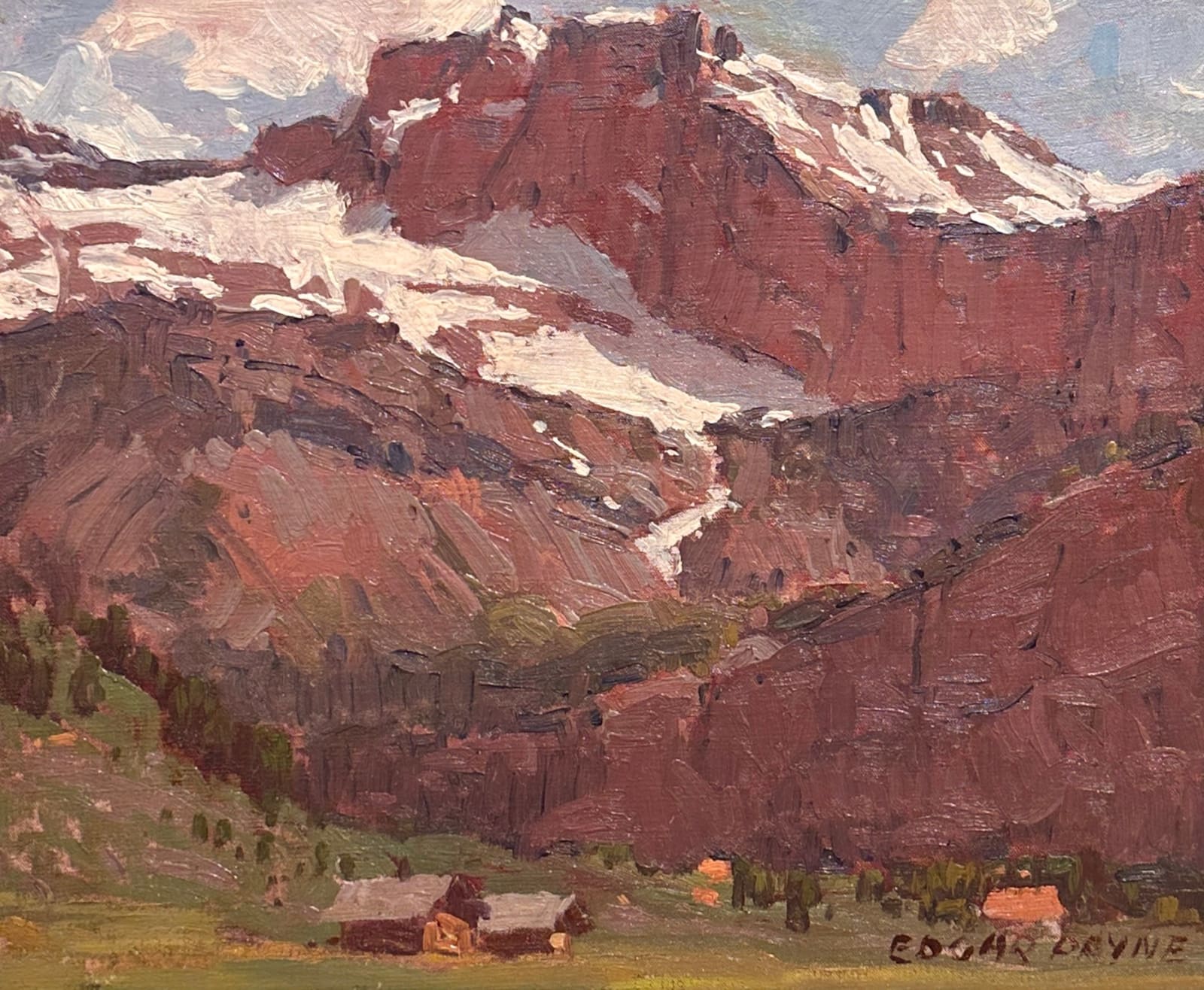 Edgar Payne (1883-1947), "Swiss Mountain Scene"