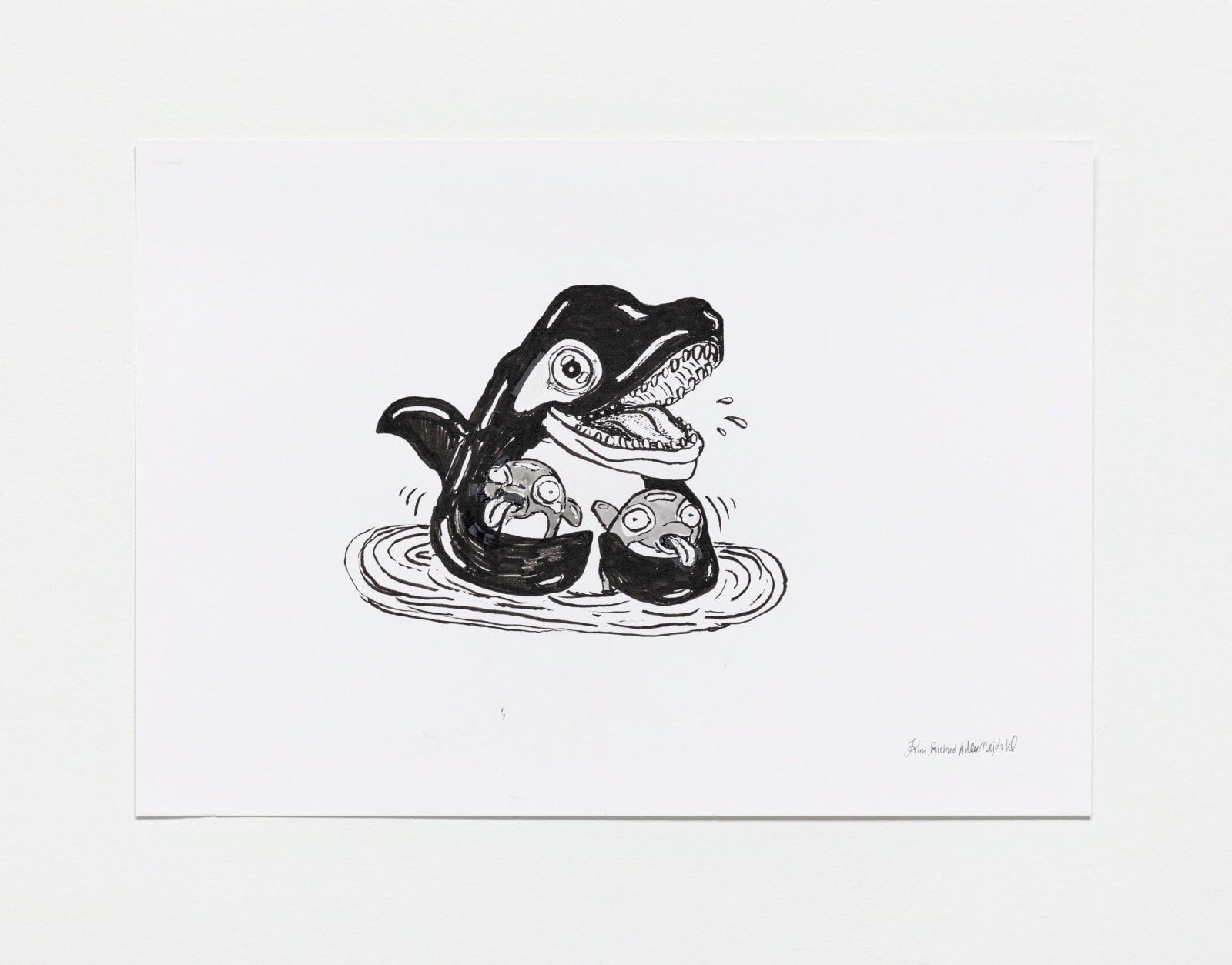 Kim Richard Adler Mejdahl, Kim von BonBon Mascot Drawing (Spækhygger), 2023