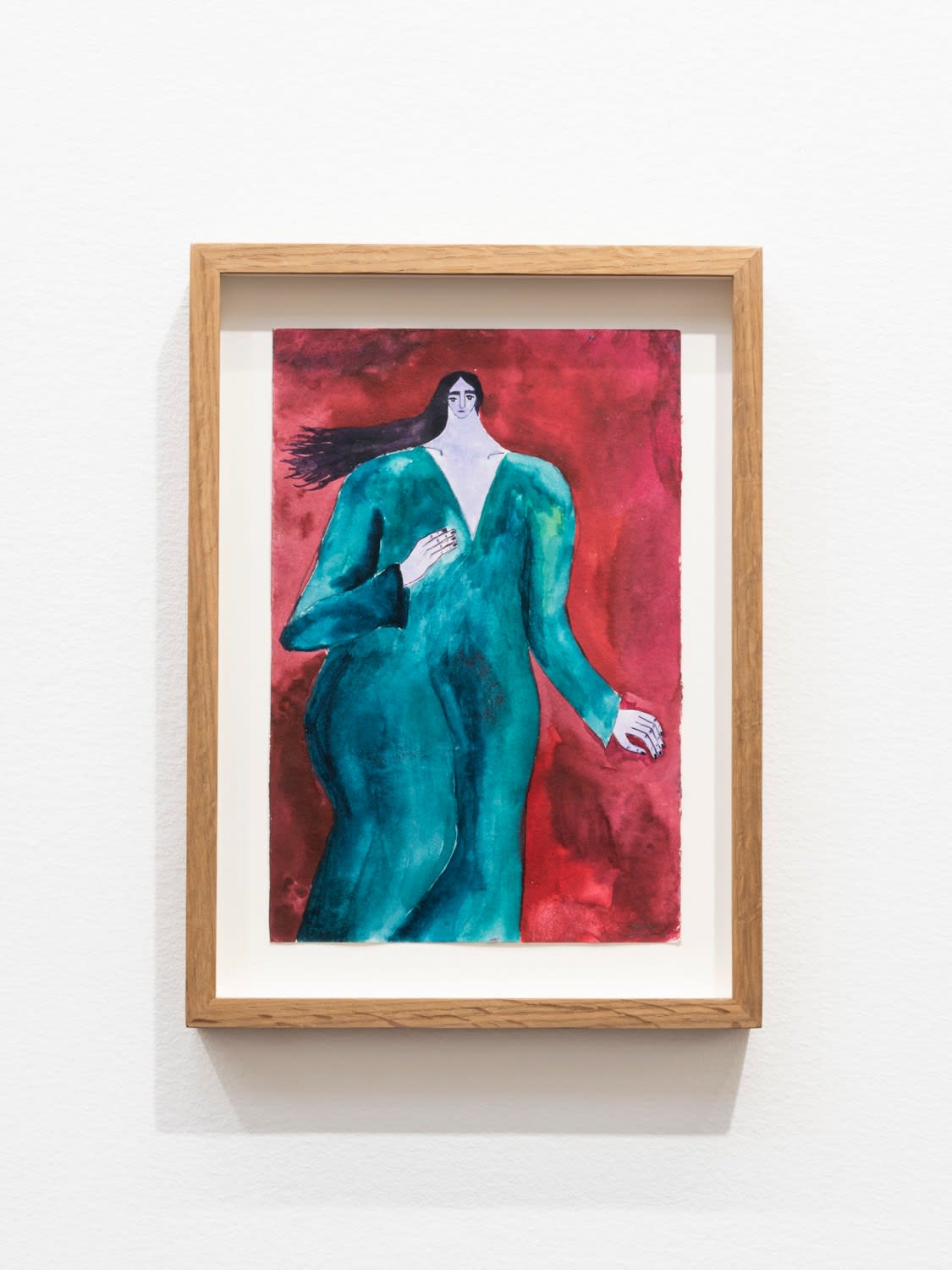 Ida Thorhauge, Sketch for The Green Dress (for Emily) , 2025