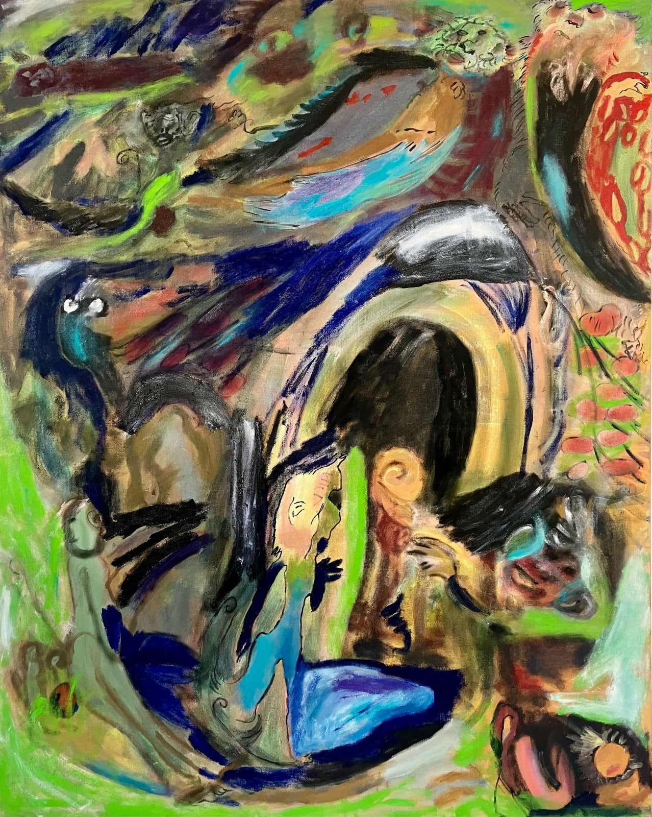 Maria Wæhrens, The Monkeys (Mother), 2024