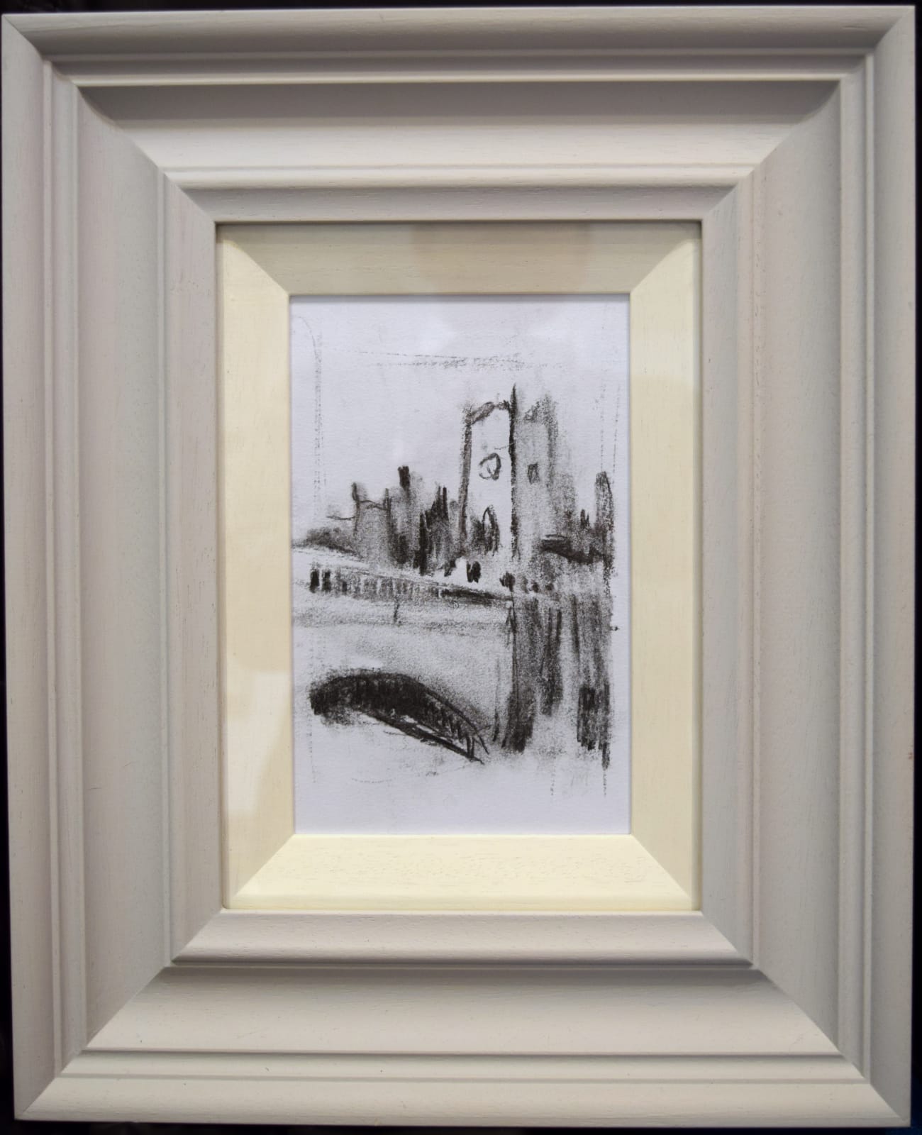 Manchester Cathedral from Blackfriars Bridge