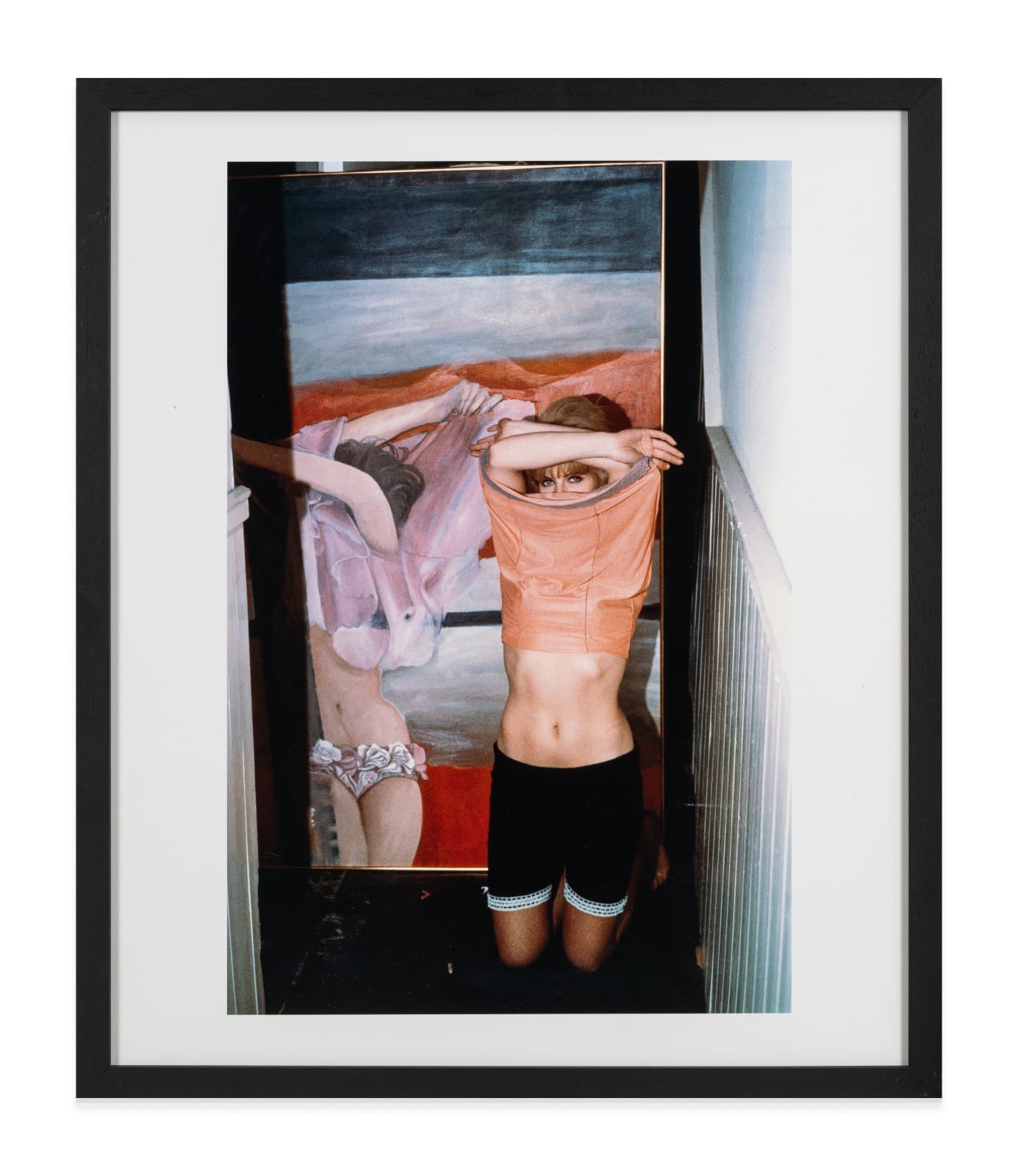 Michael Ward, Untitled (Pauline Boty with Painting 'Tom's Dream), 1963/2023