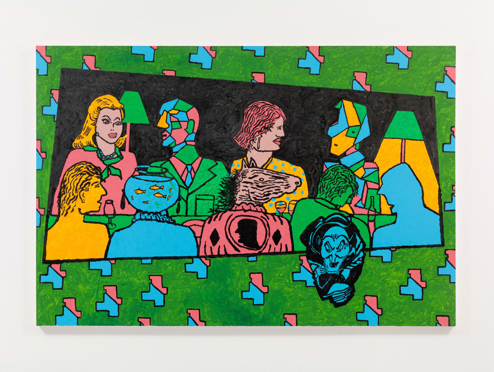 Derek Boshier, The Dinner Party, 2008