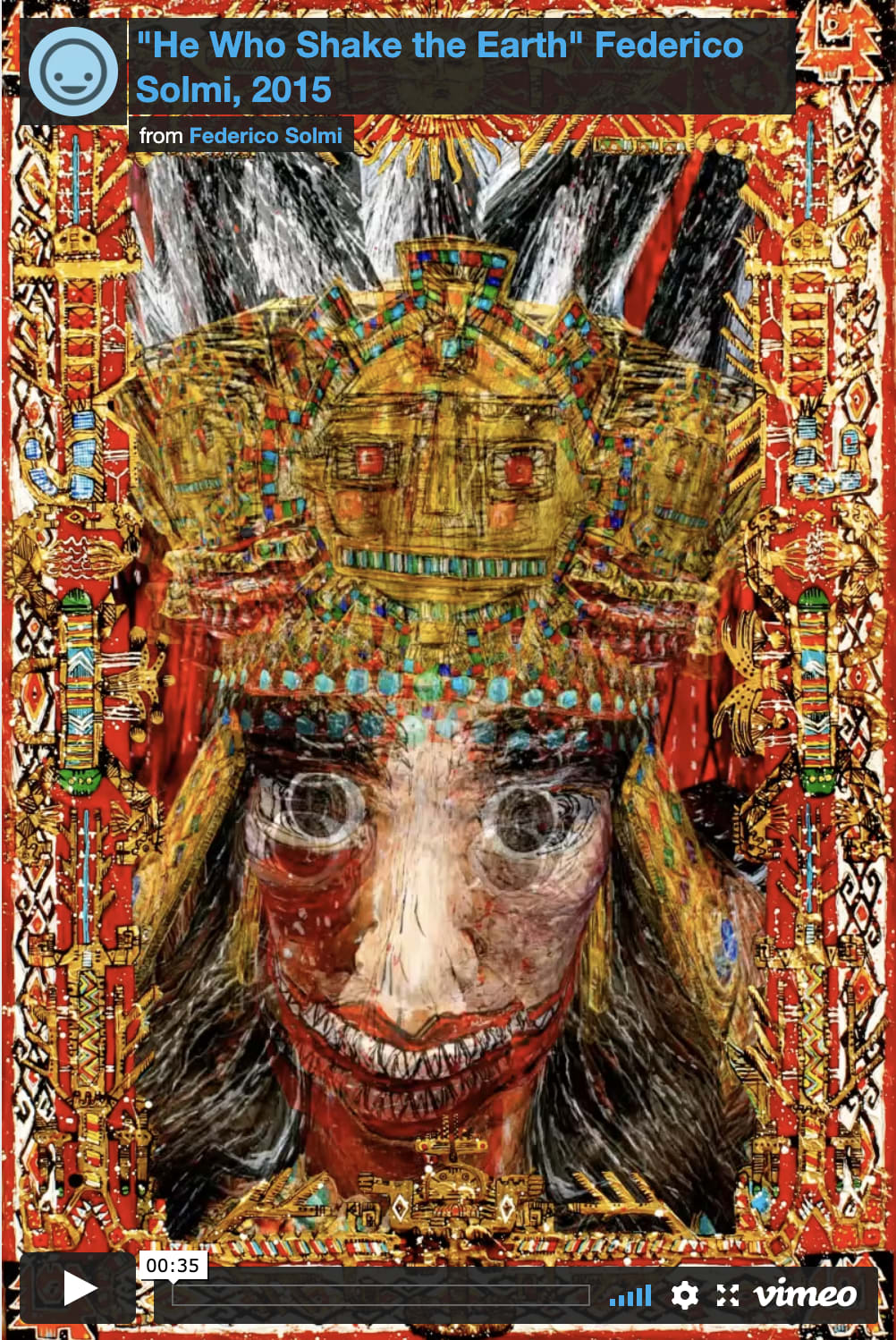 Federico Solmi, He Who Shake The Earth, 2015