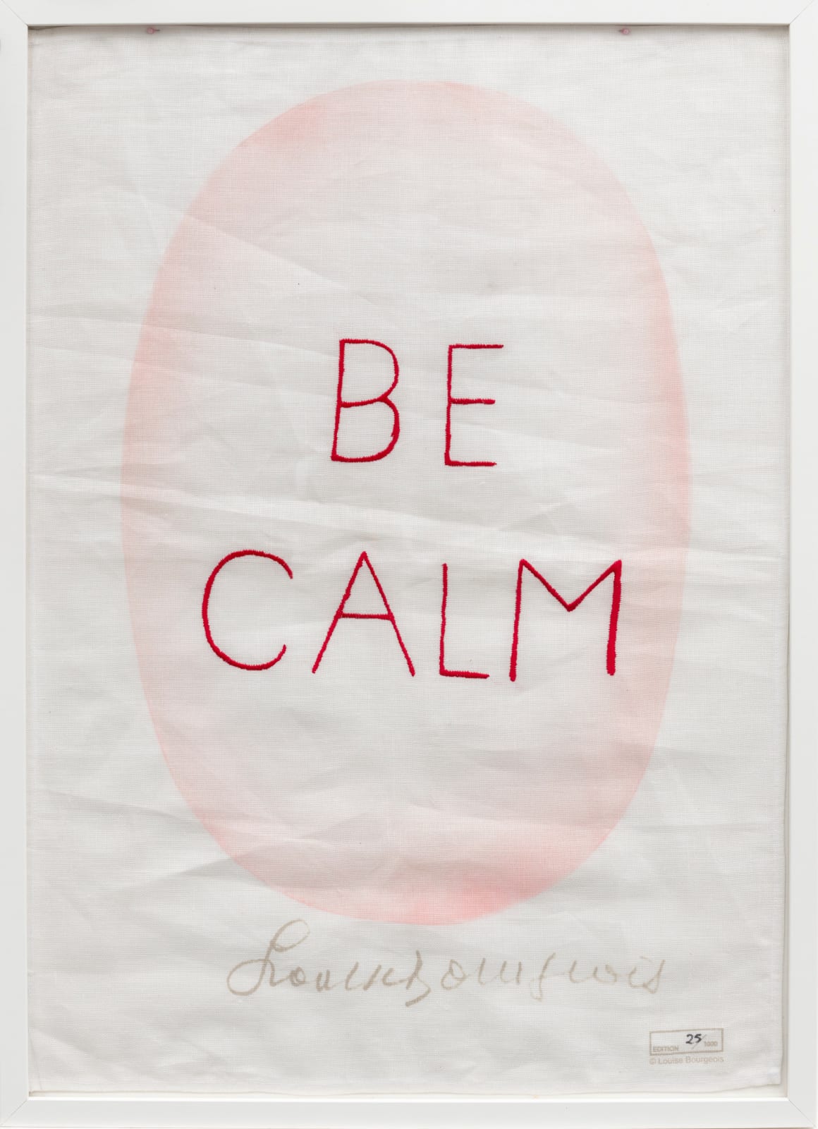 Louise Bourgeois, Be Calm, 2005