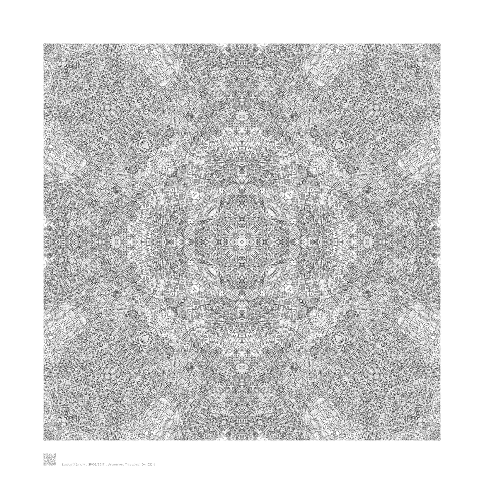 Michael Takeo Magruder, Imaginary Cities – London 5 (study) _ 29/03/2017 _ Algorithmic Time-lapse [ Day 032 ], 2017